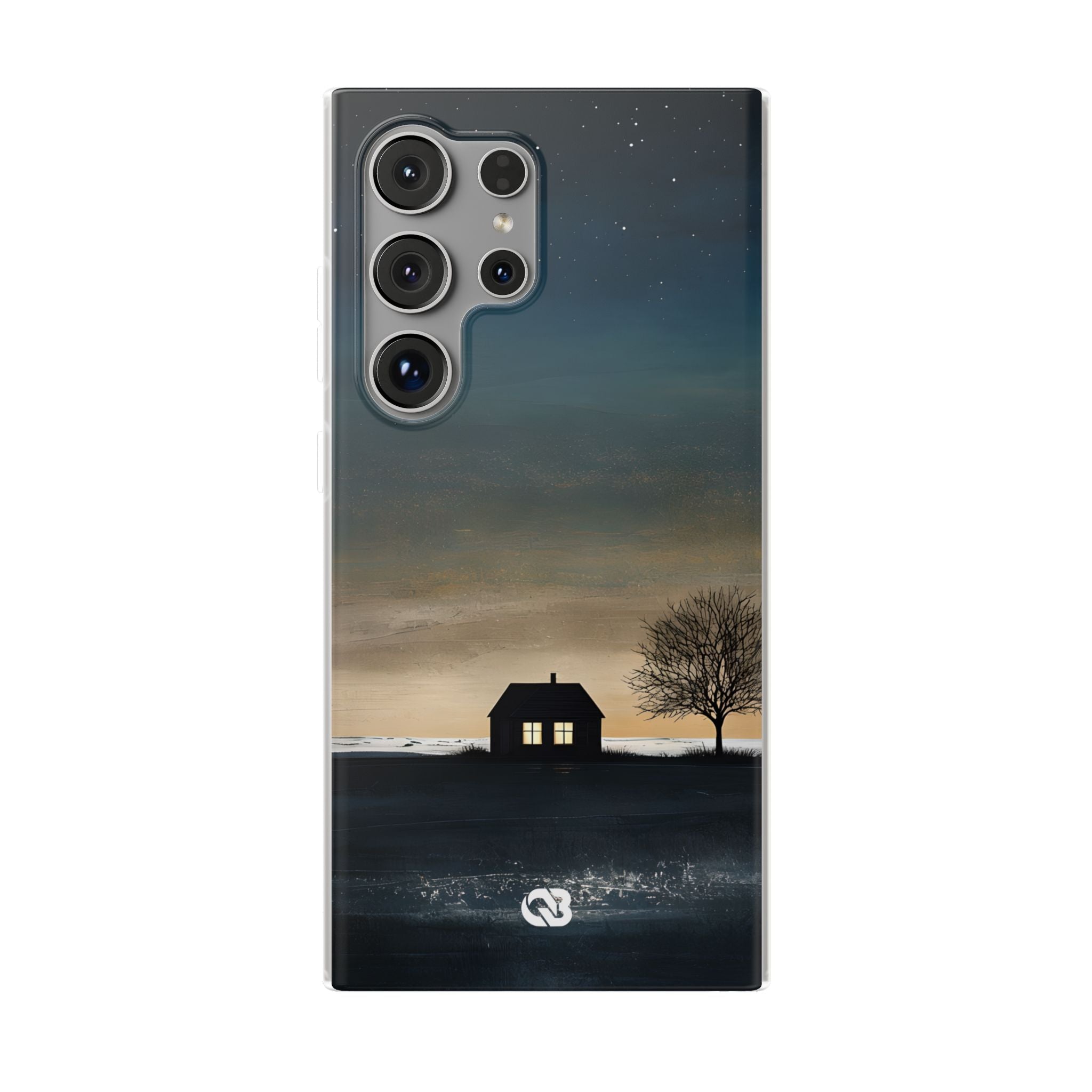 Midnight Cabin Glow · Soft Phone Case for Samsung