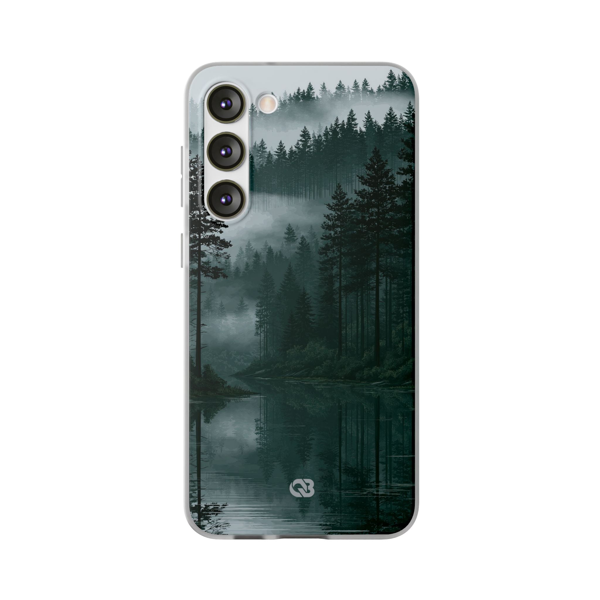 Green Lite Phone Case for Samsung - Misty Evergreen Mirror