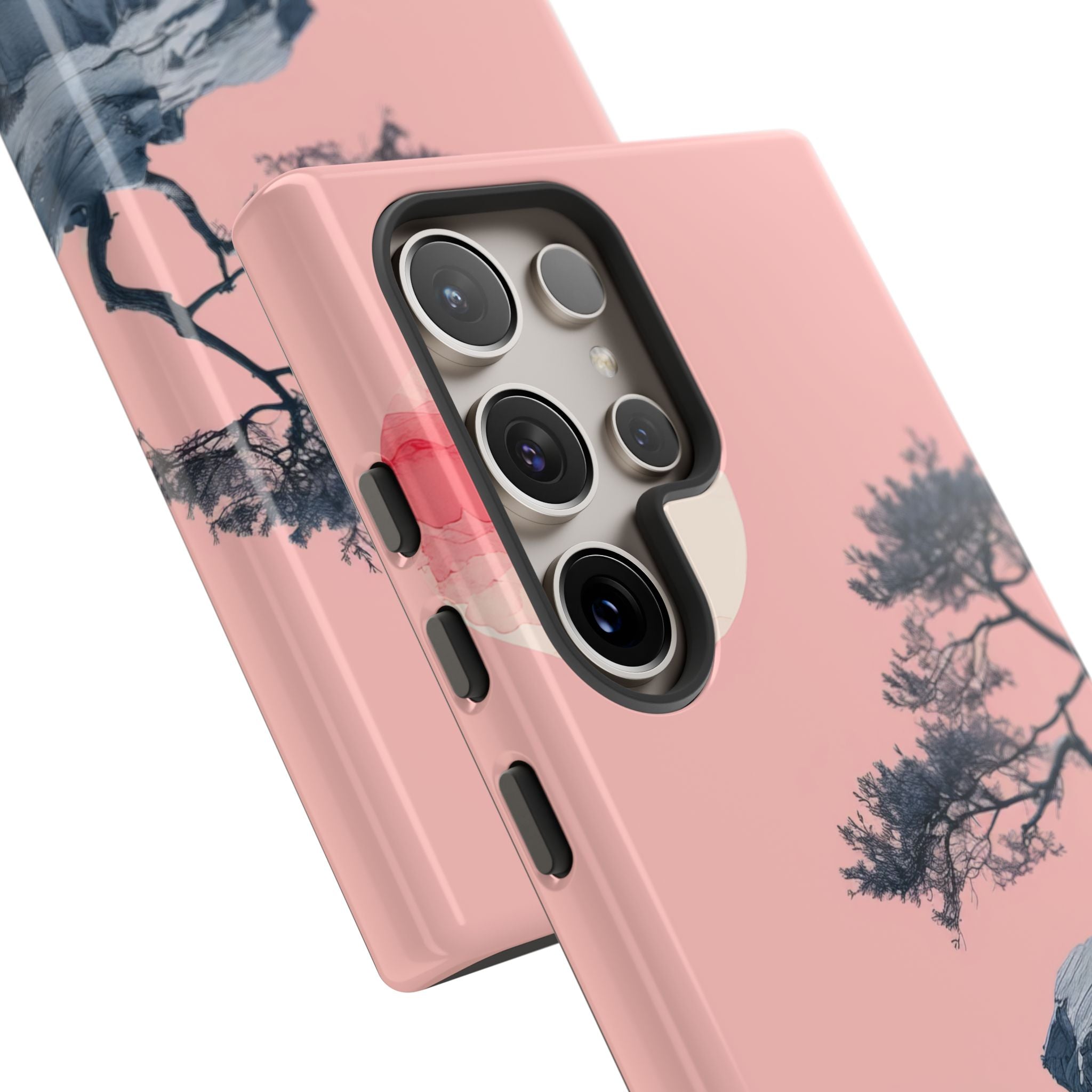 Crimson Moon Tree Samsung S24 Ultra Case - Tough