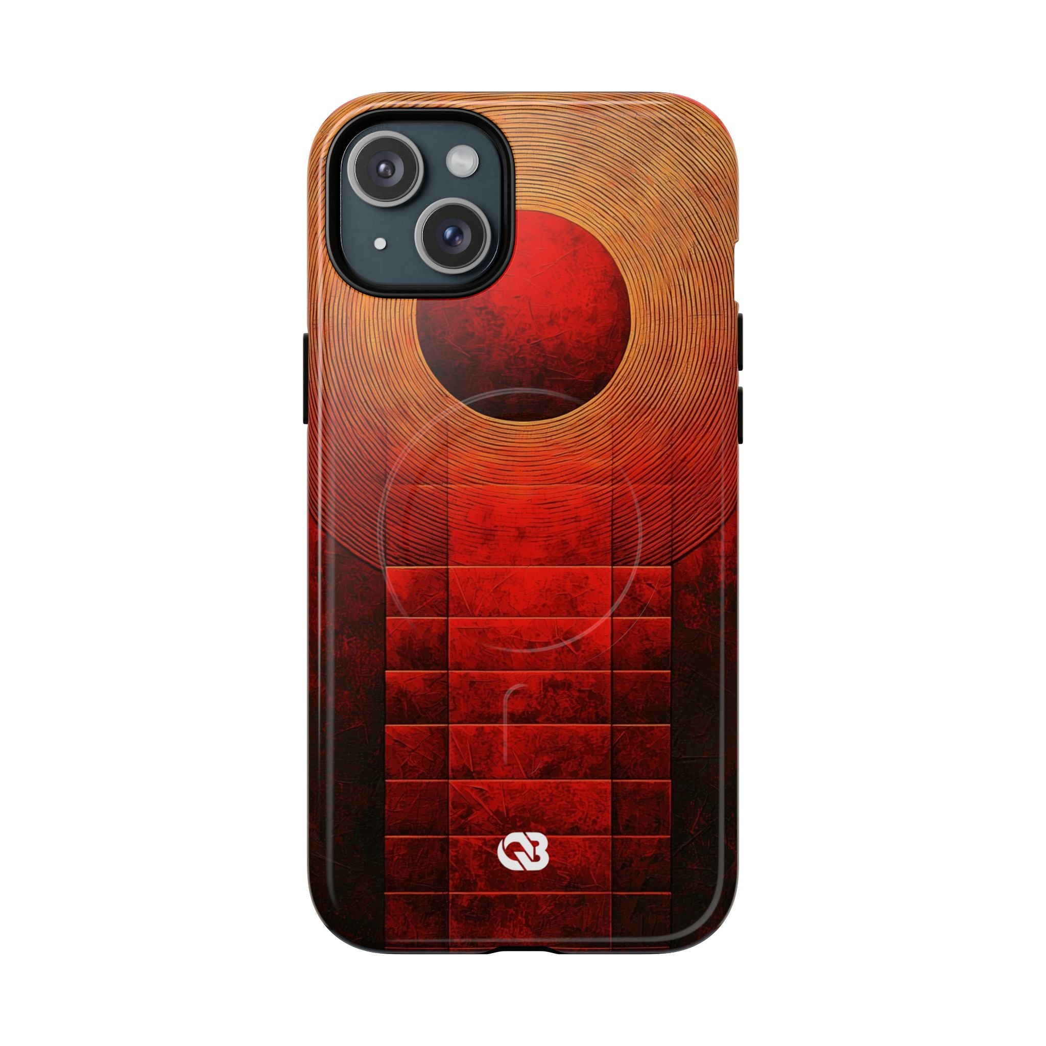 Crimson Solar Halo · Tough+ Capa para iPhone · Magsafe
