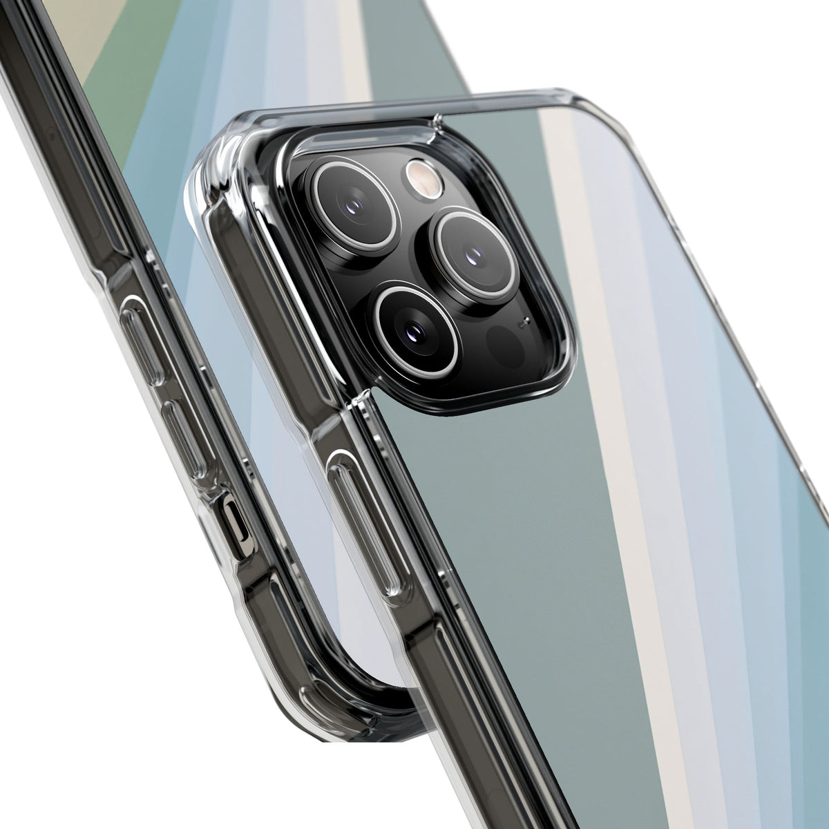 Green Impact MagSafe Phone Case for iPhone - Sage Prism Beam