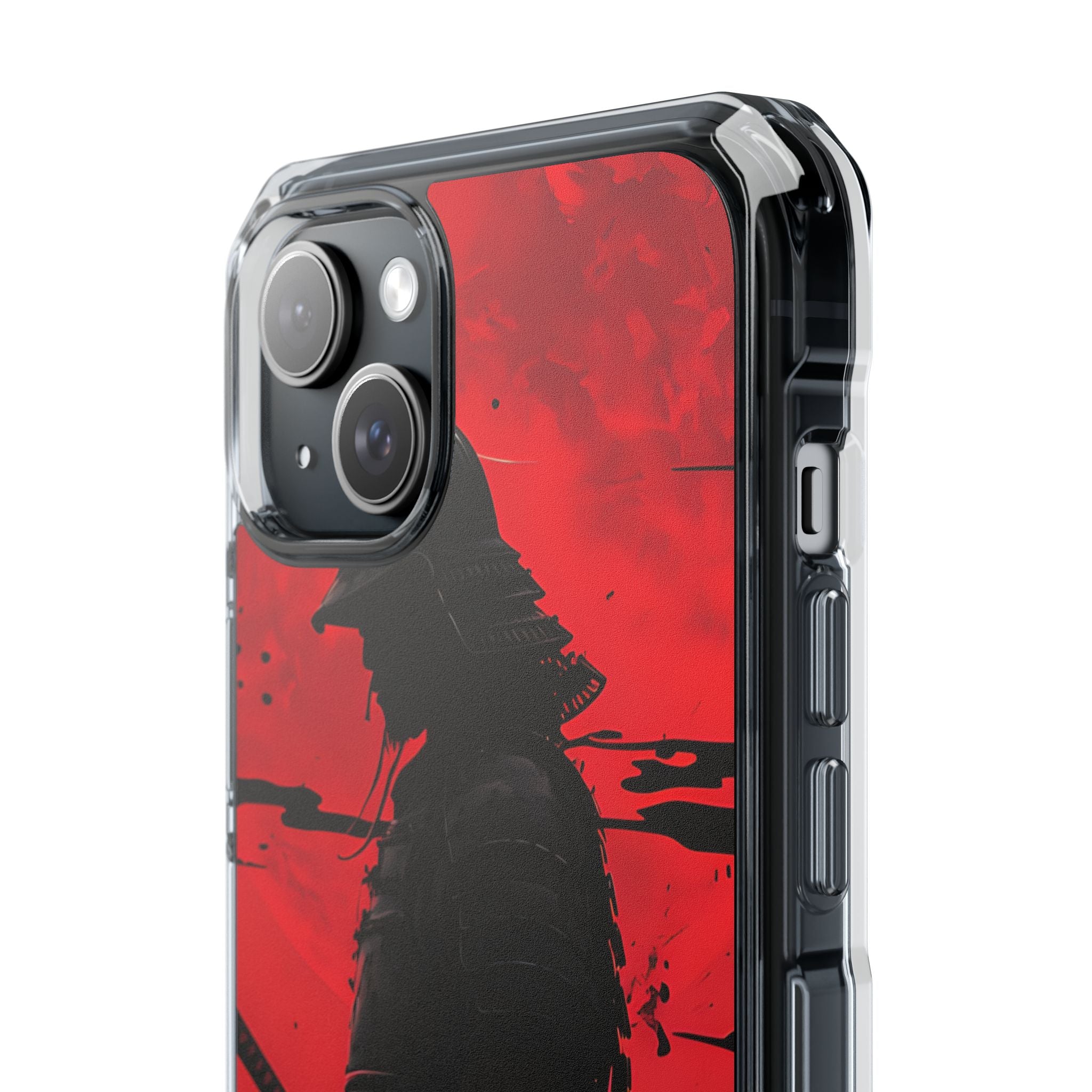 Crimson Samurai iPhone 15 Plus Case - Impact