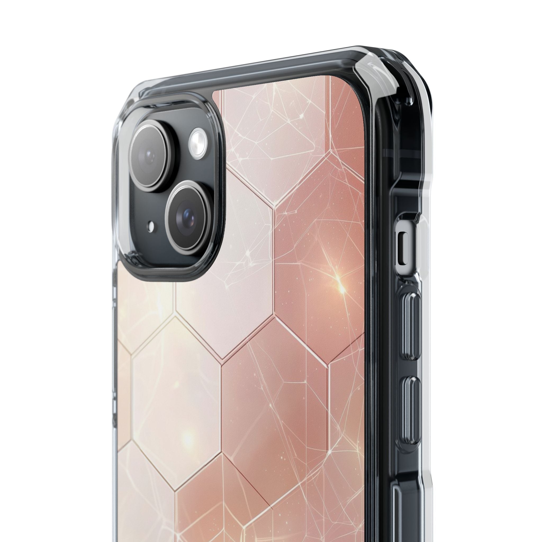 Honeycomb Glow iPhone 15 Plus Case - Impact