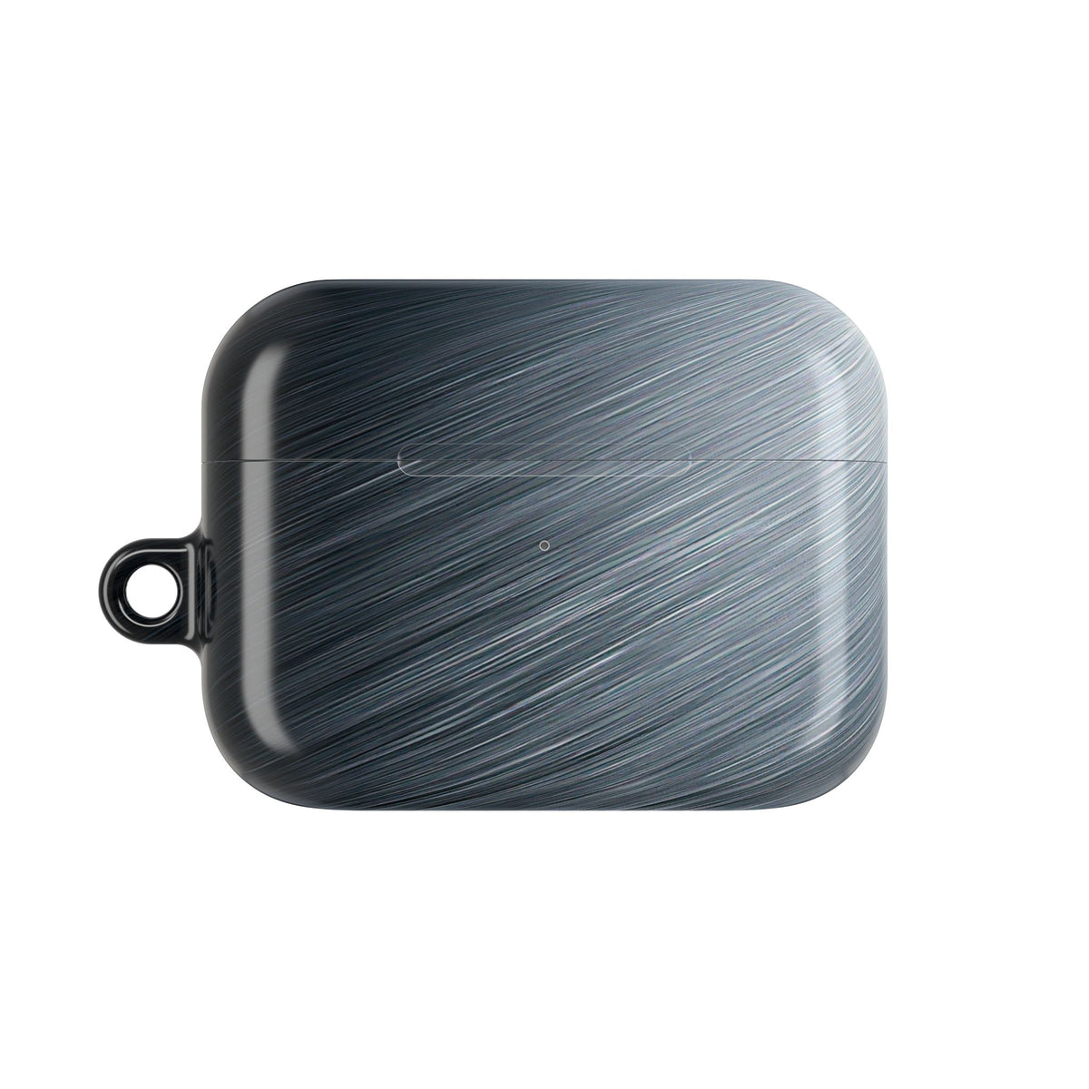 Brushed Obsidian Steel · Hard Case for AirPods & AirPods Pro · Grey