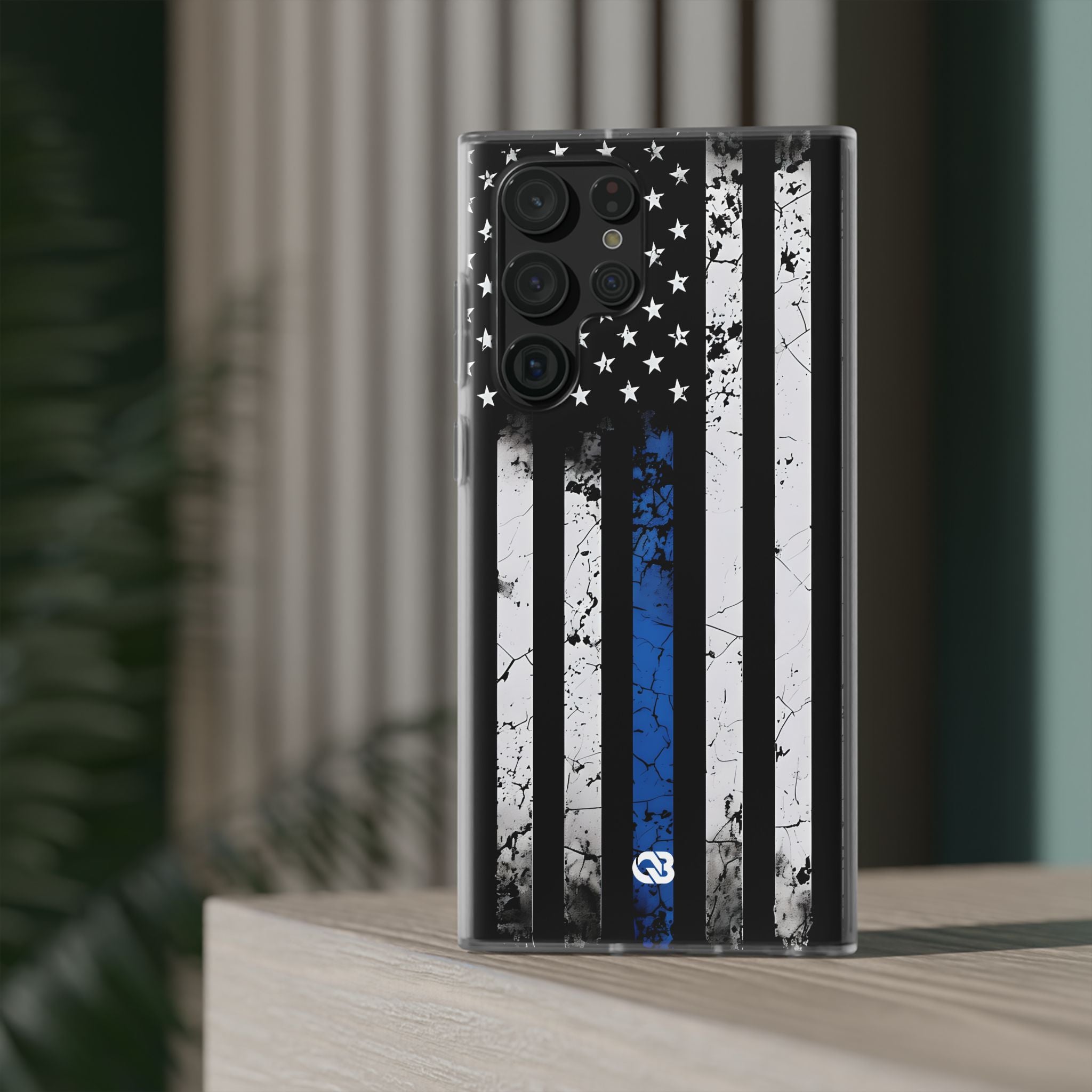 Gritty Cobalt Flag · Soft Handyhülle für Samsung