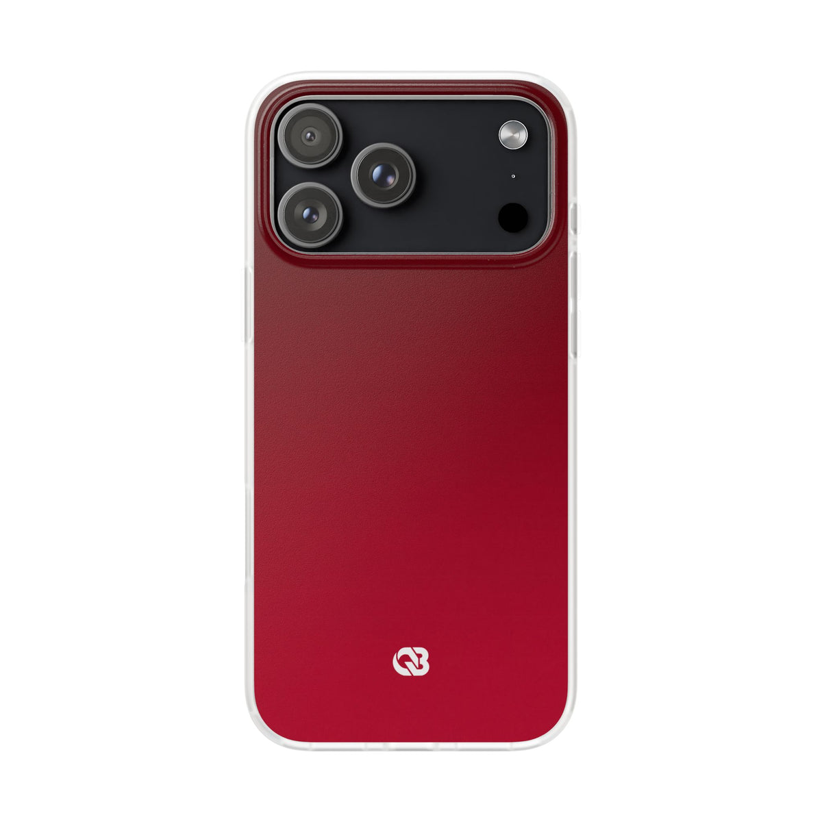 Red Lite Phone Case for iPhone - Crimson Velvet Fade