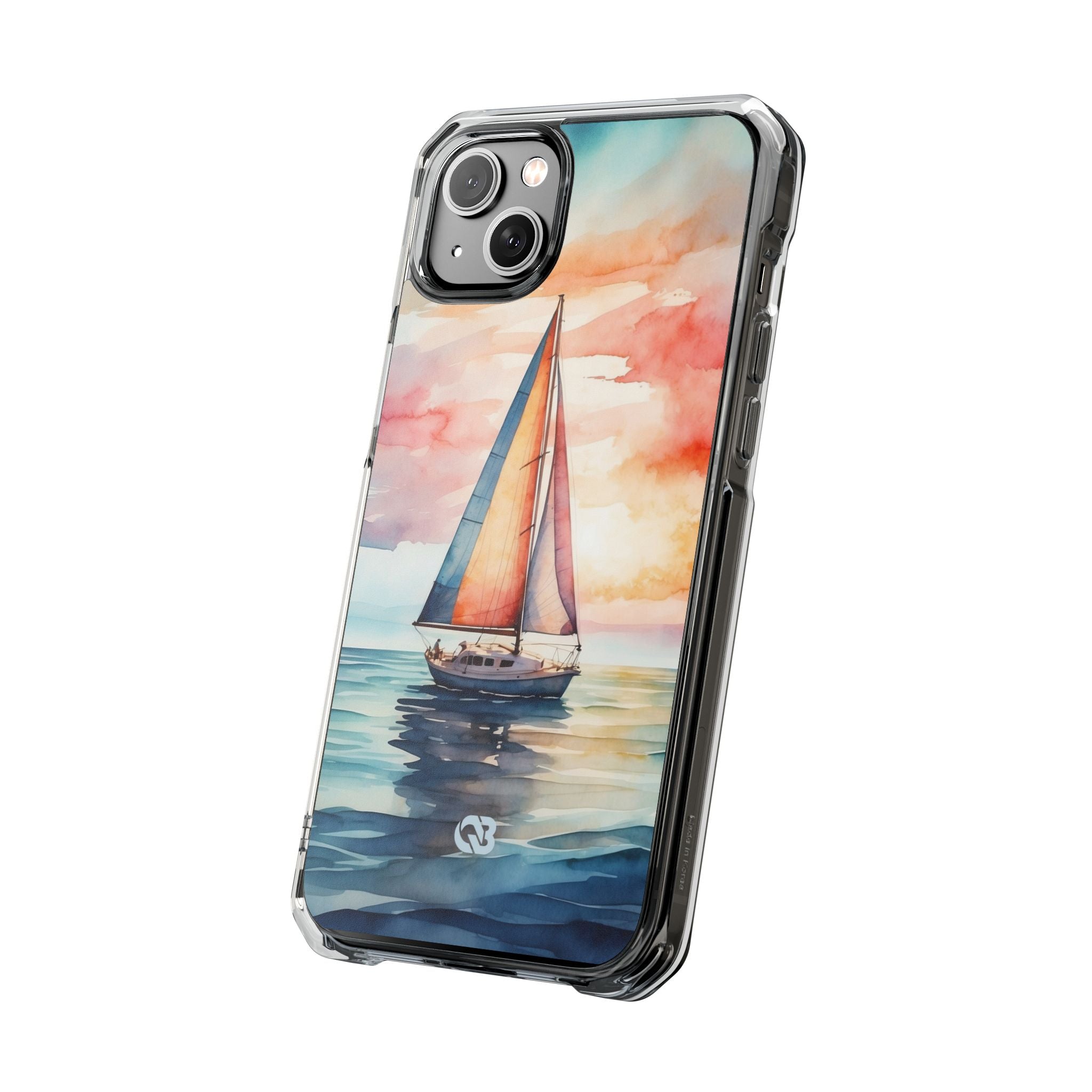 Crimson Horizon Sail · Impact Phone Case for iPhone · Magsafe