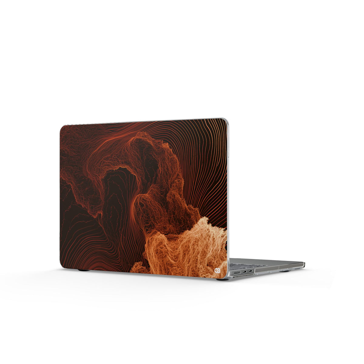 Amber Filament · Clear Hard Case for MacBook · Orange