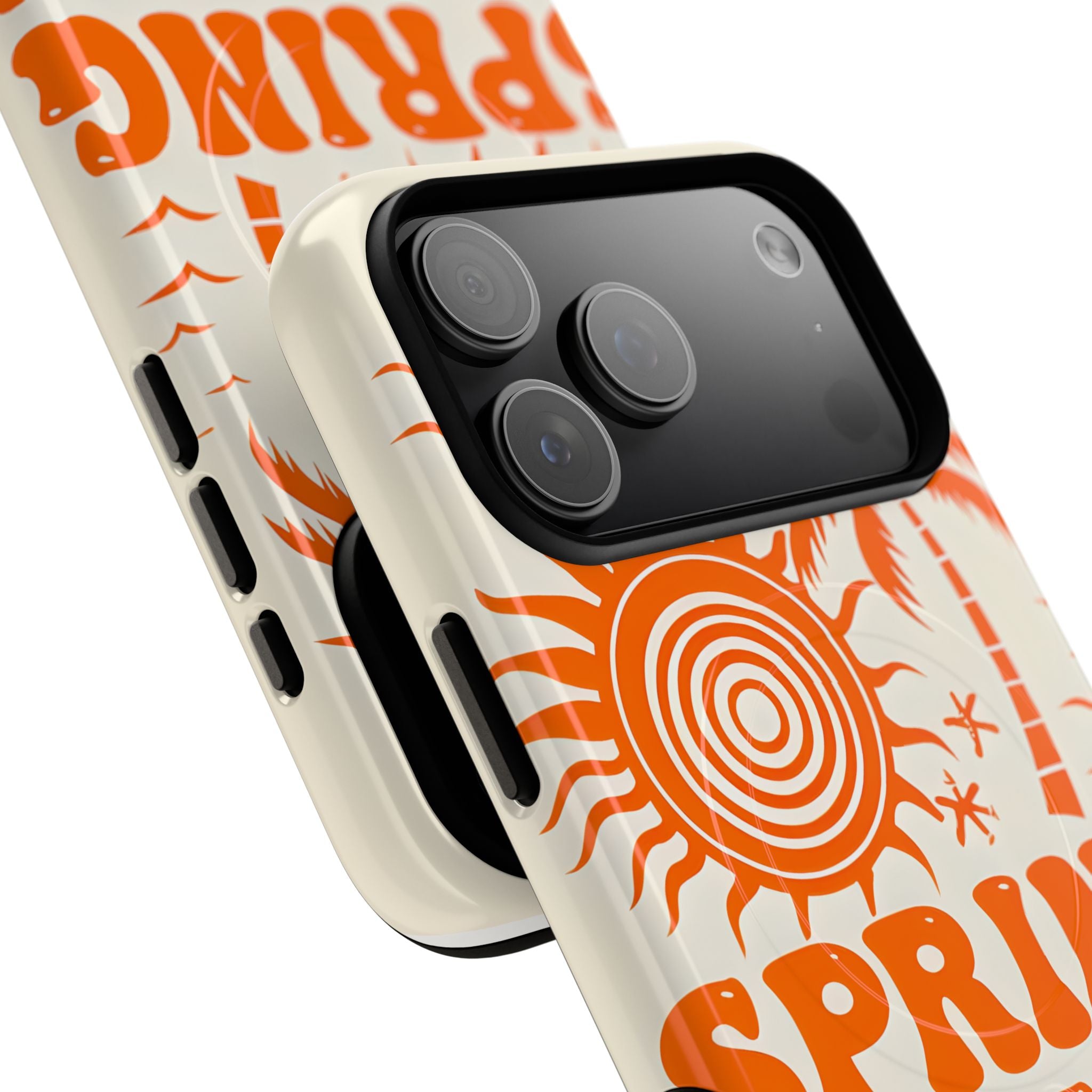 Retro Orange Tide · Tough+ Capa para iPhone · Magsafe