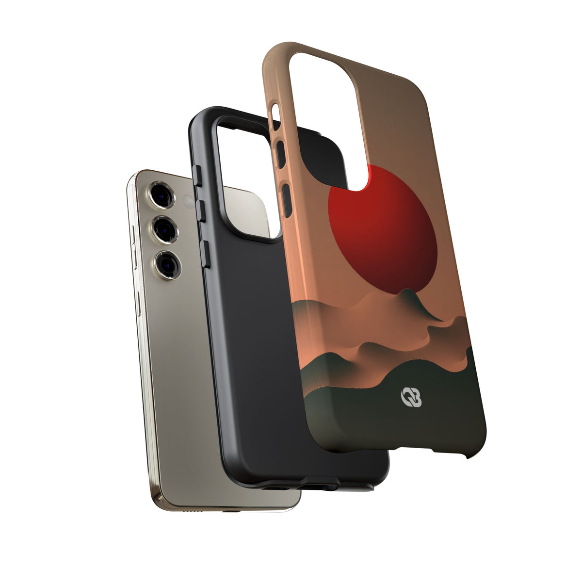 Crimson Sol Ridge · Tough Phone Case for Samsung · Red