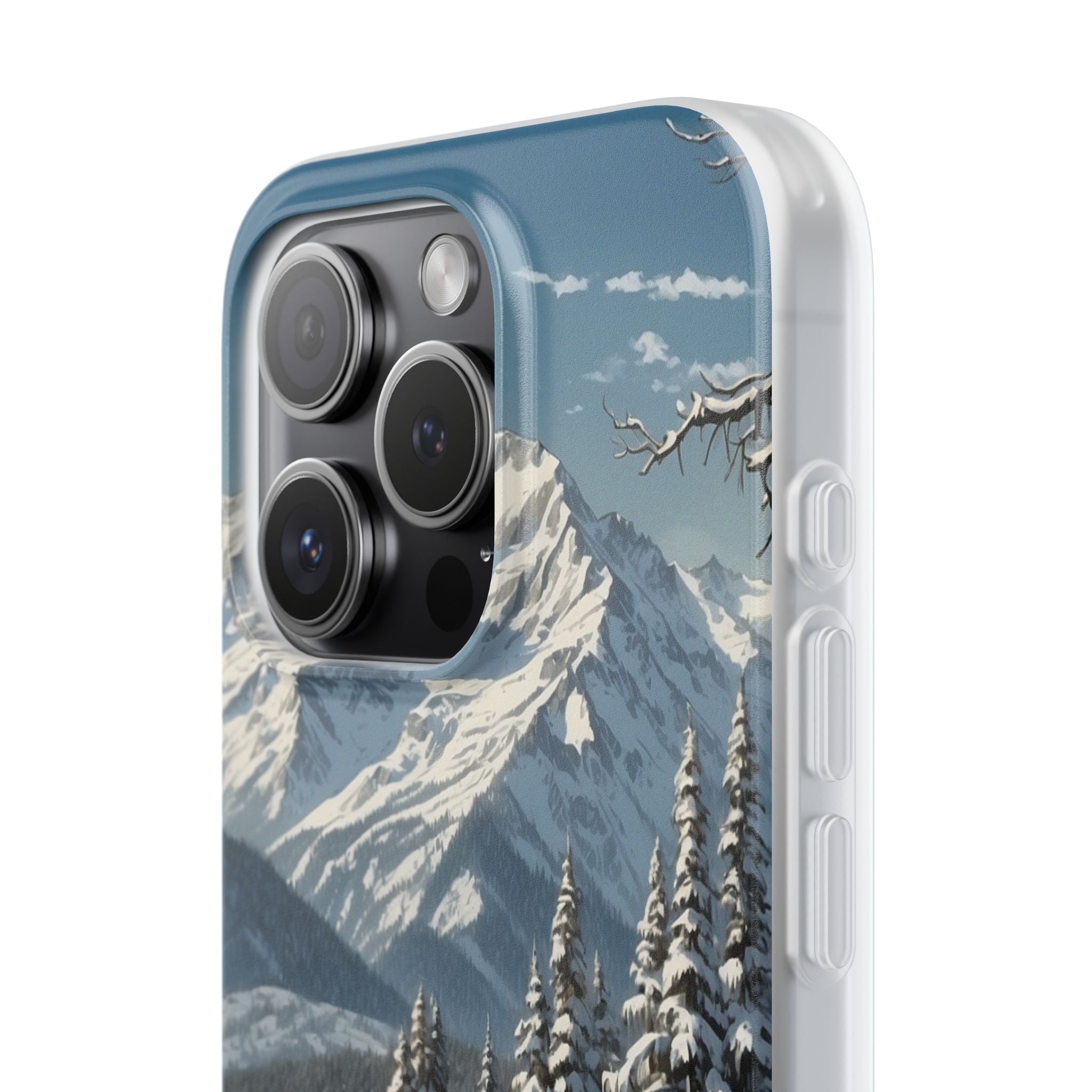 Frozen Ridge Valley · Soft Phone Case for iPhone