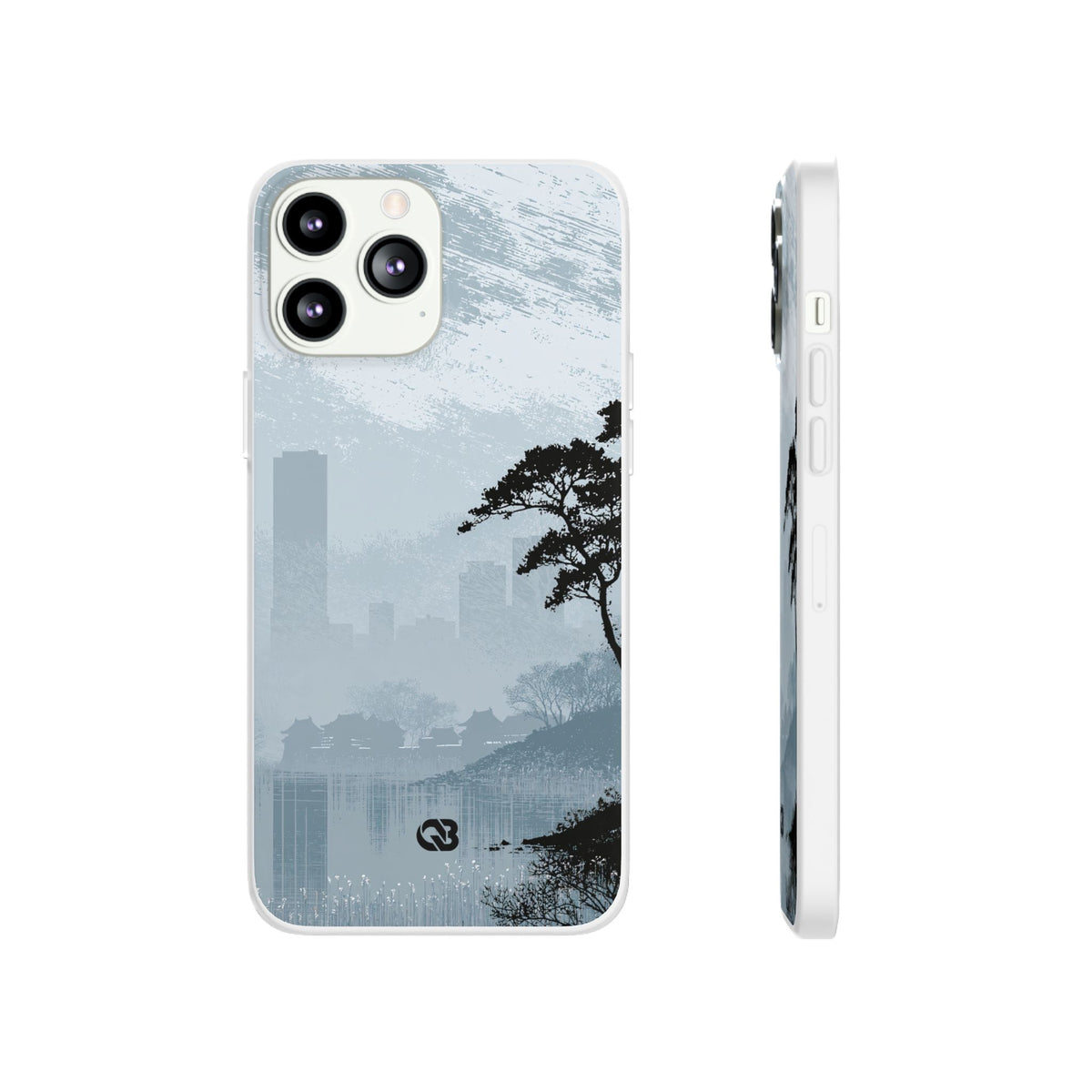 Misty Horizon · Lite Phone Case for iPhone · Blue