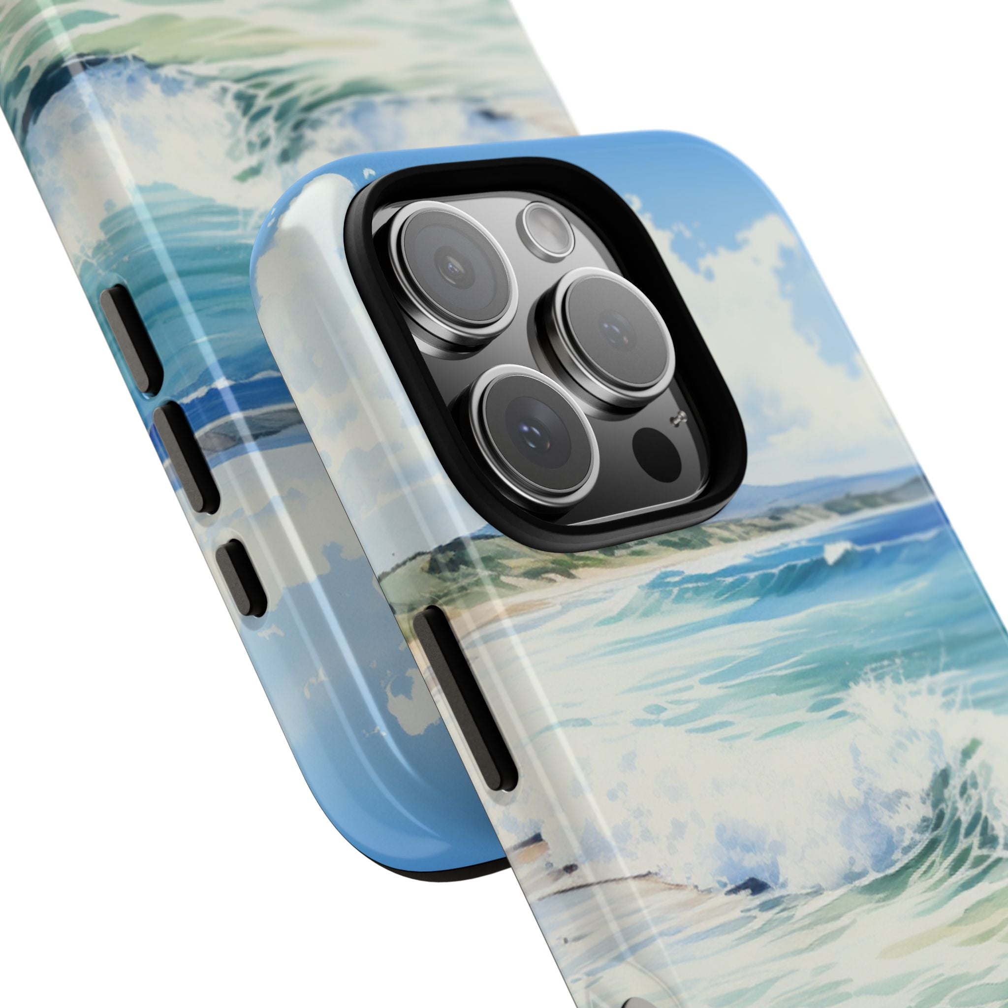 Foamy Tide iPhone 16 Pro Case - Tough