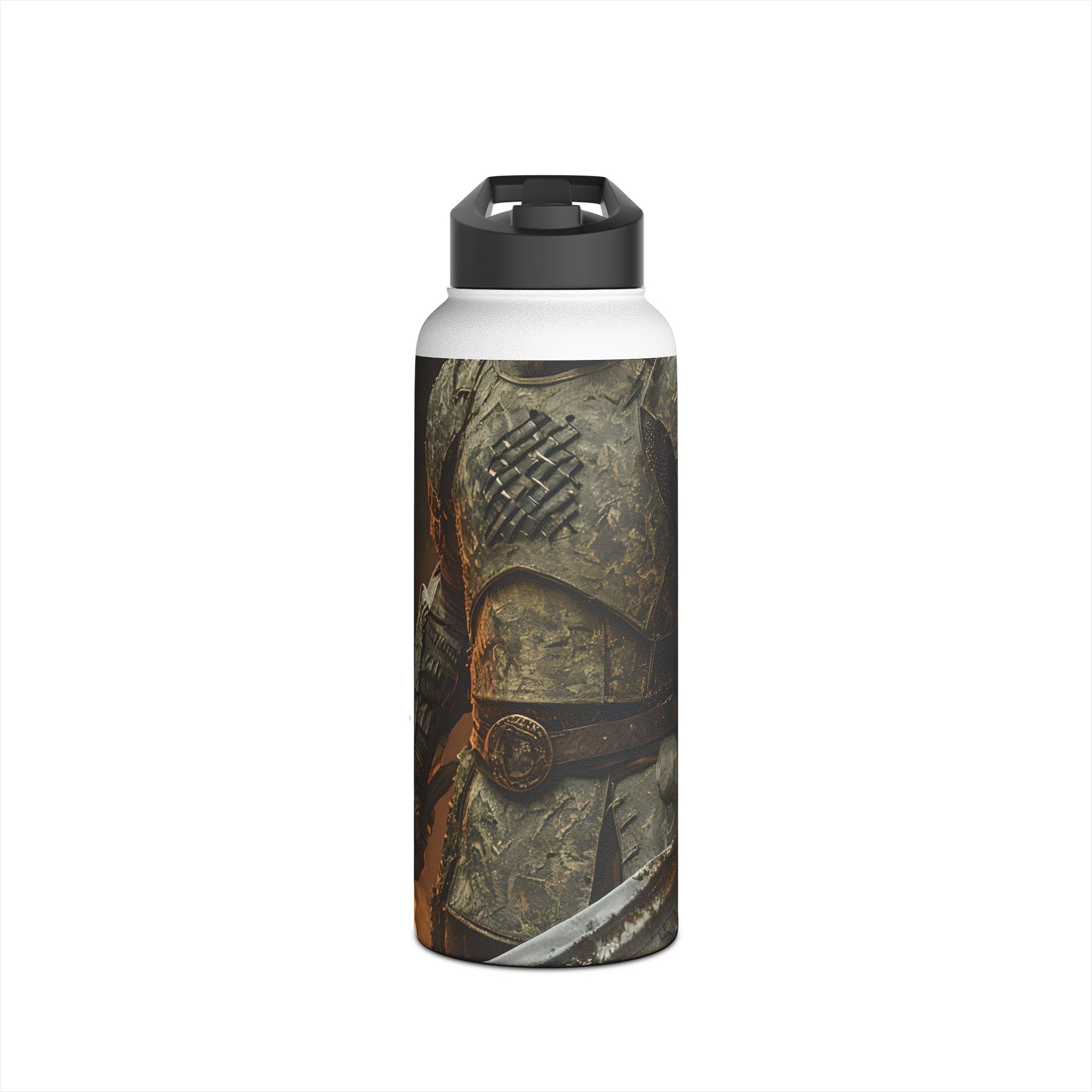 Horned Warrior Flame - Stainless Steel Water Bottle
