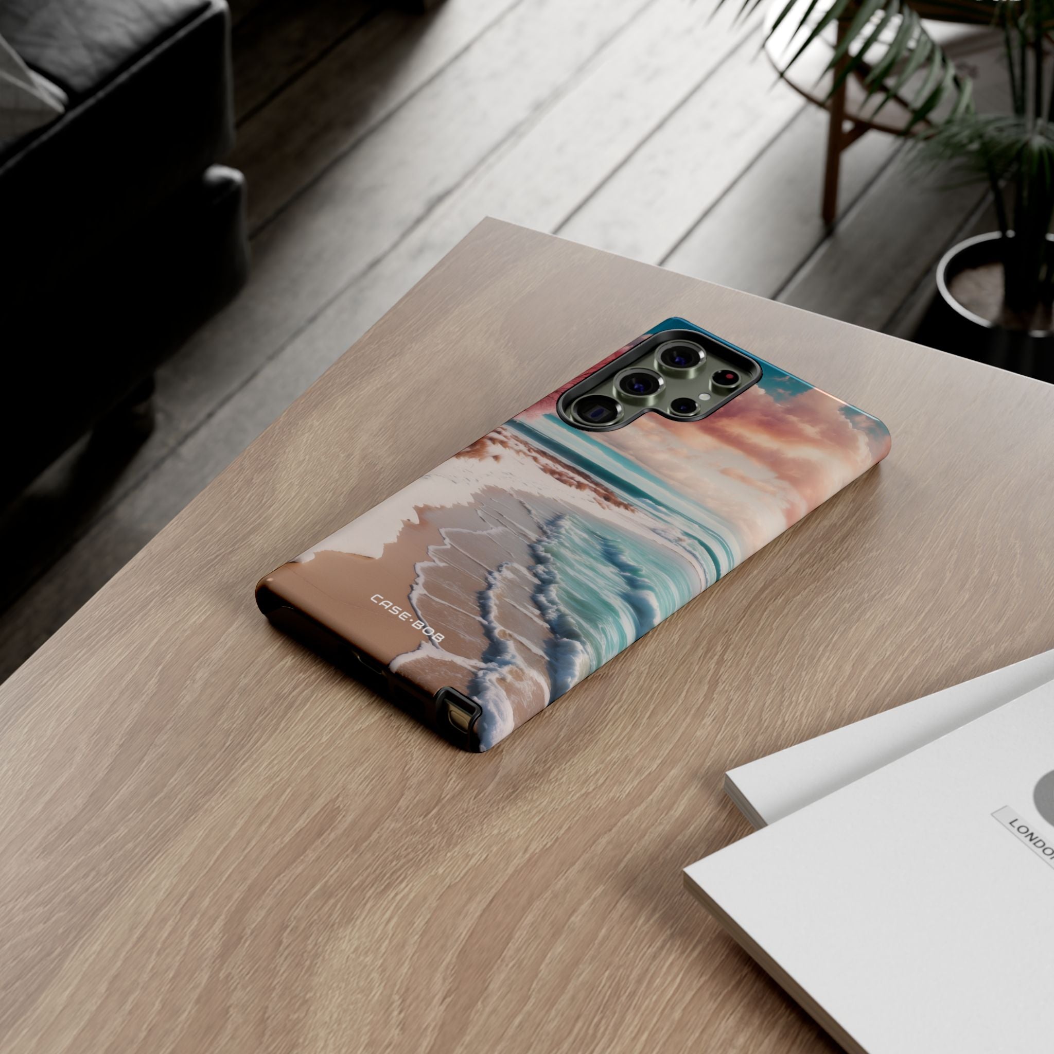 Pink Tree Breeze Samsung S23 Ultra Cover - Tough