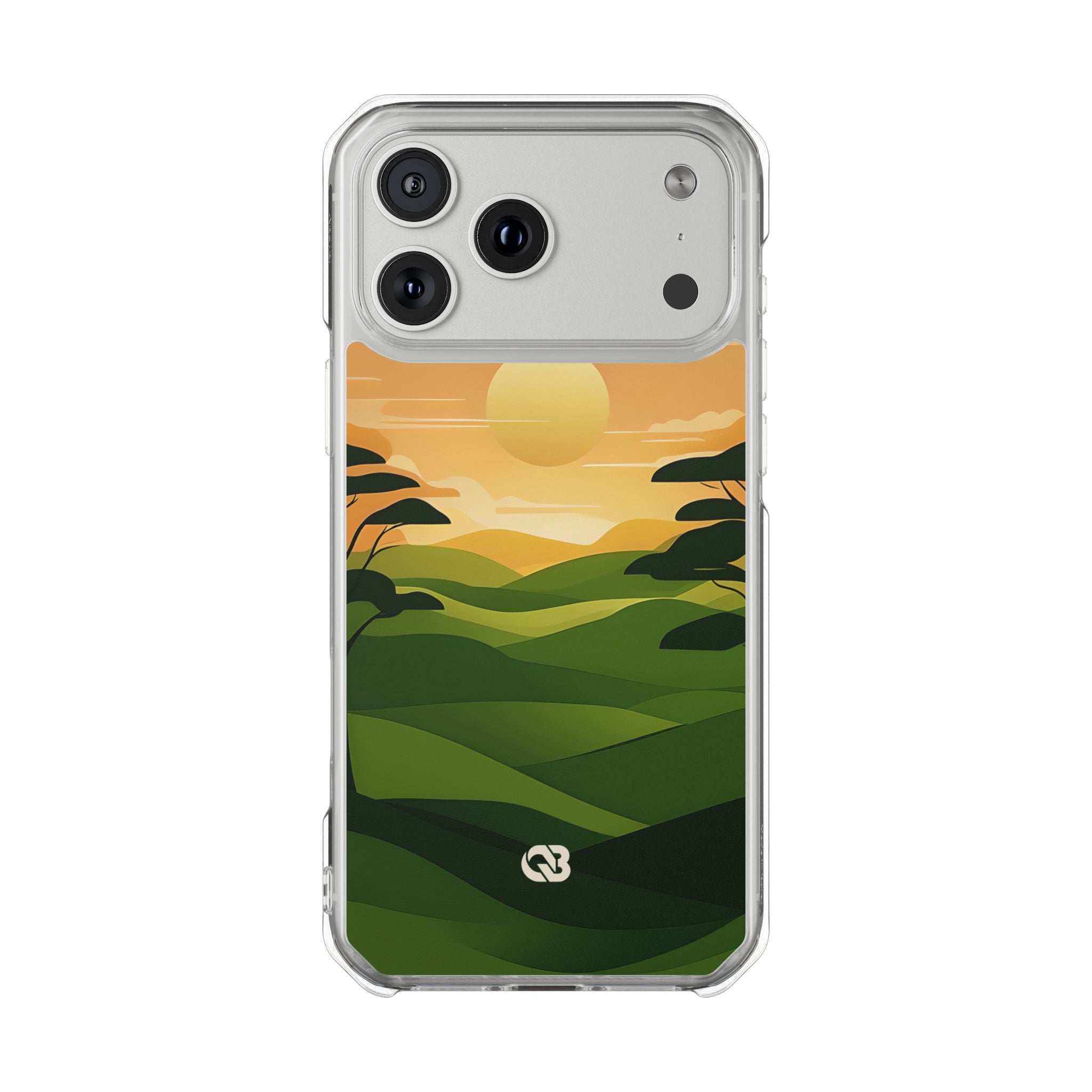 Verdant Horizon Sun · Impact Phone Case for iPhone · Magsafe