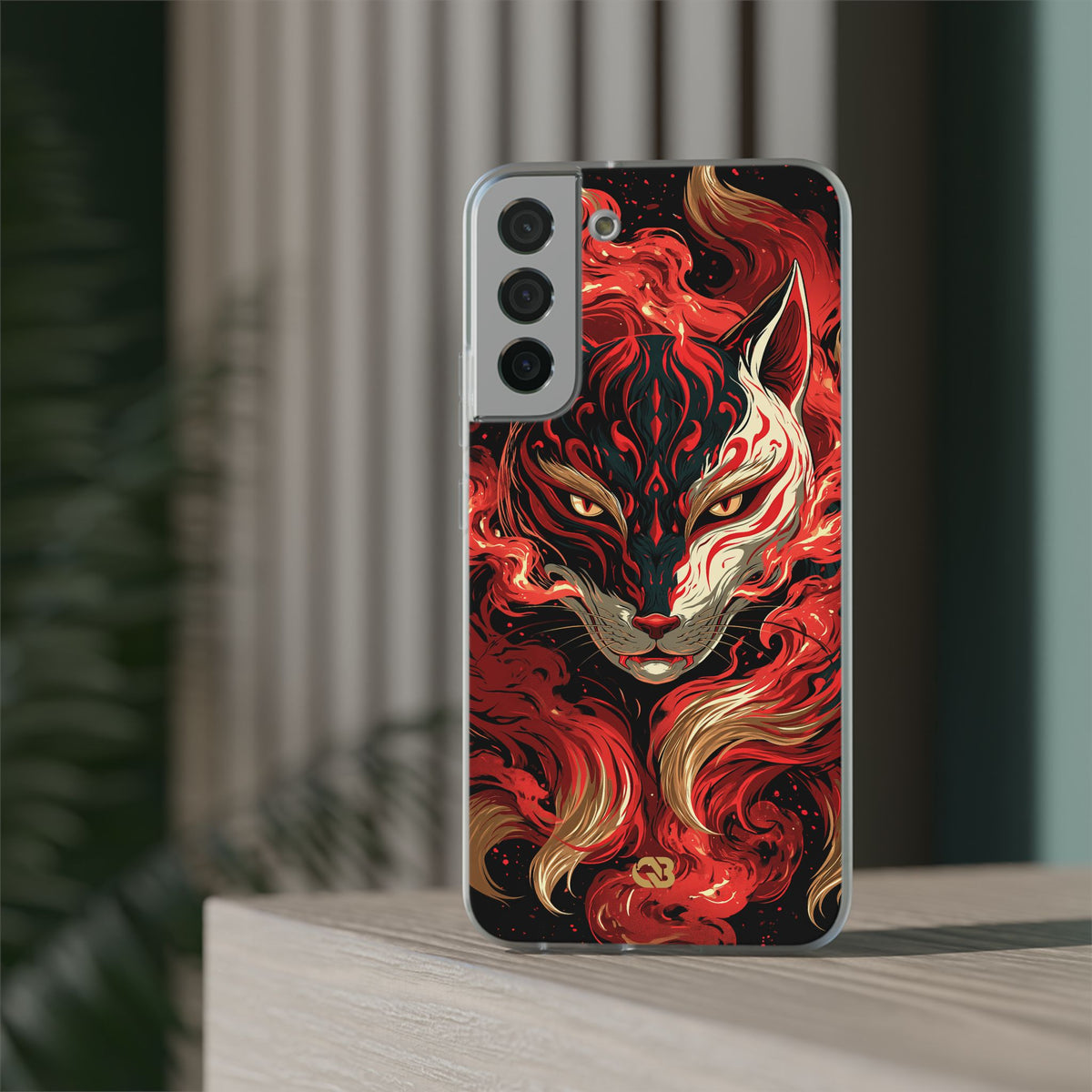 Crimson Kitsune Spirit · Lite Phone Case for Samsung · Red
