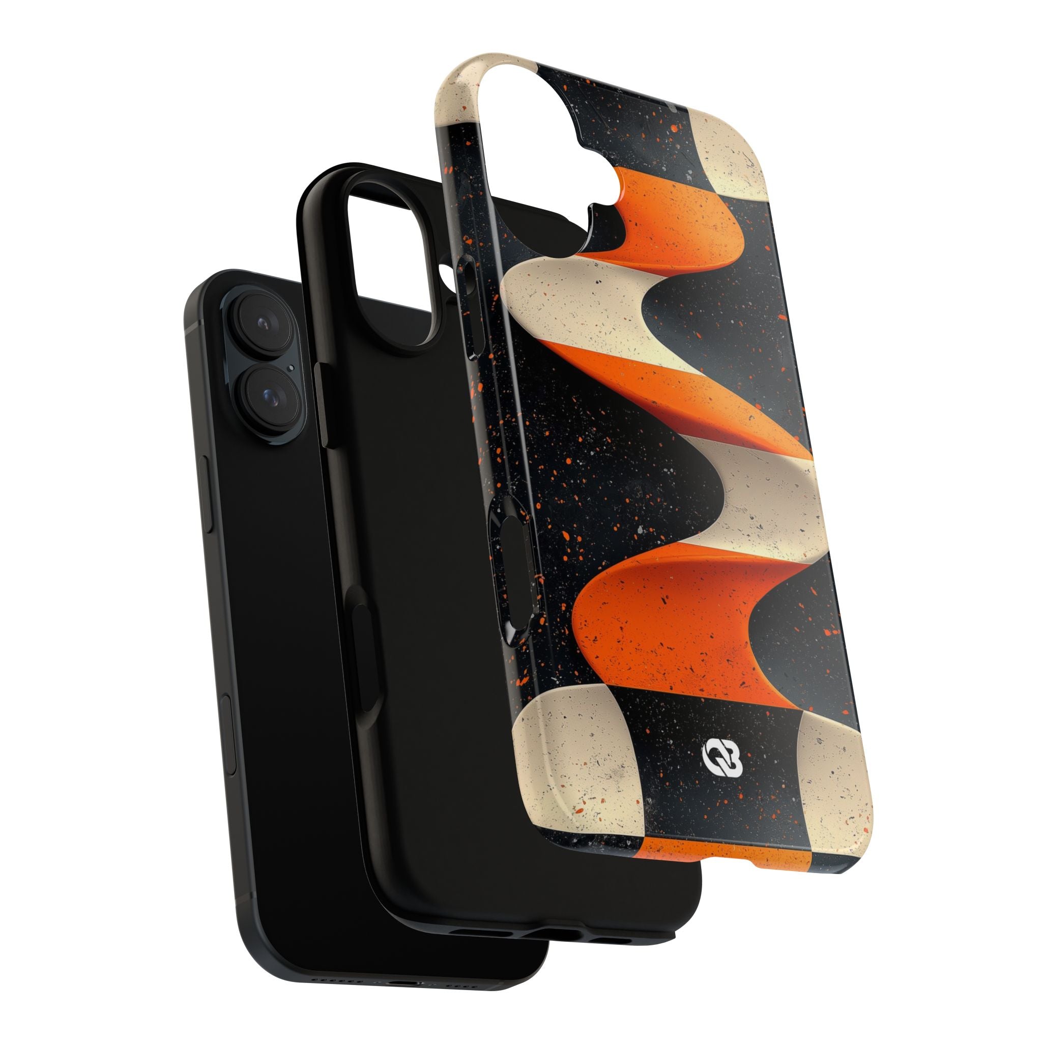 Orange Grit Twist · Tough Phone Case for iPhone