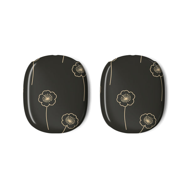 Nocturne Bloom Contours · Hard Case for AirPods Max · Black