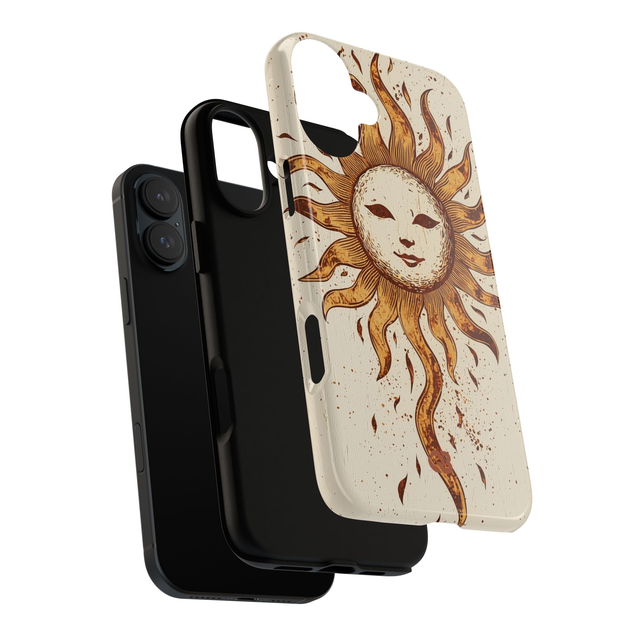 Rustic Solar Mask · Tough Phone Case for iPhone