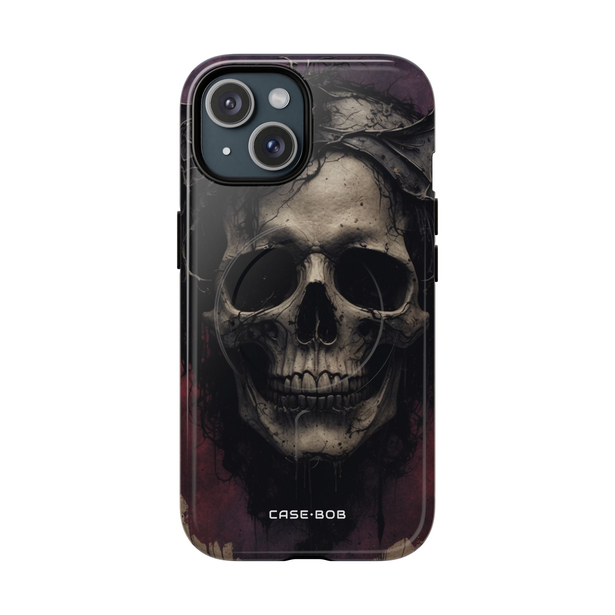Gothic Skull Crown iPhone 15 Skal - Tough+