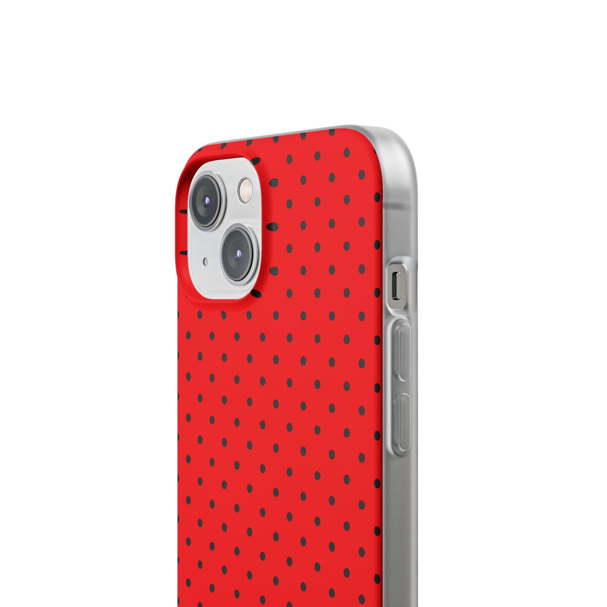 Crimson Dot Matrix iPhone 14 -pehmustekotelo