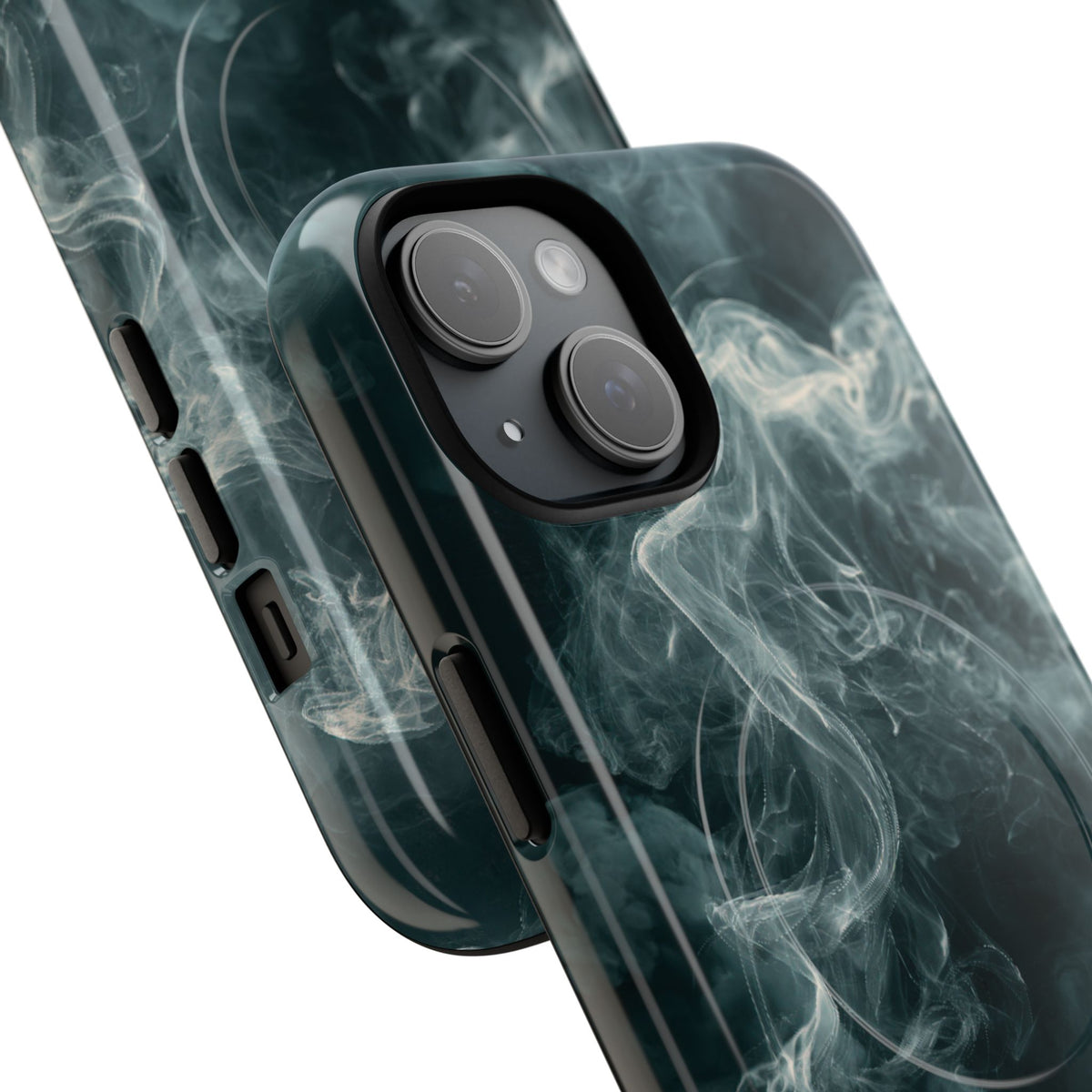 Luminescent Vapor Drift · Tough 2.0 Magnetic Phone Case for iPhone · Teal