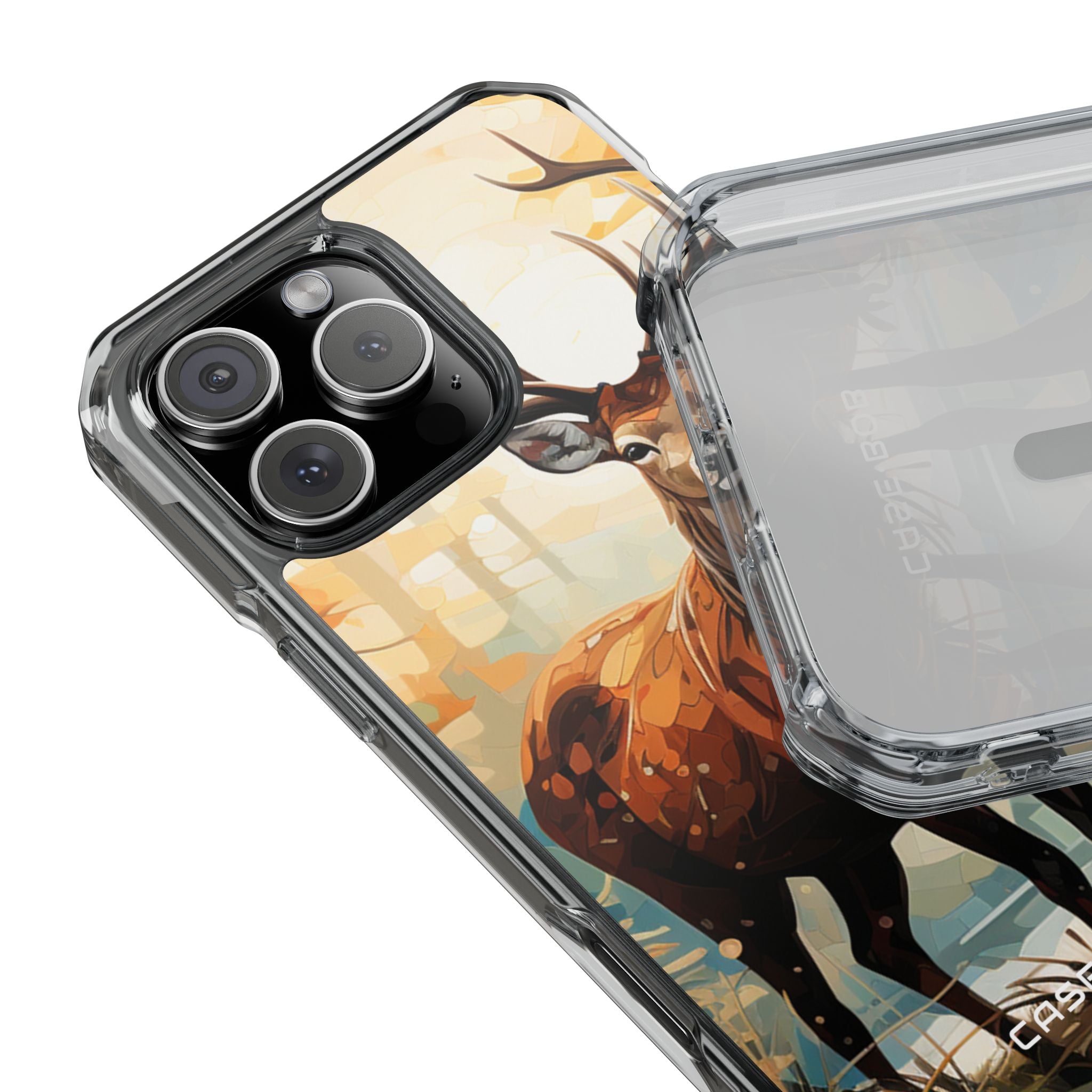 Glowing Stag iPhone 16 Pro Max Case - Impact - CASE•BOB