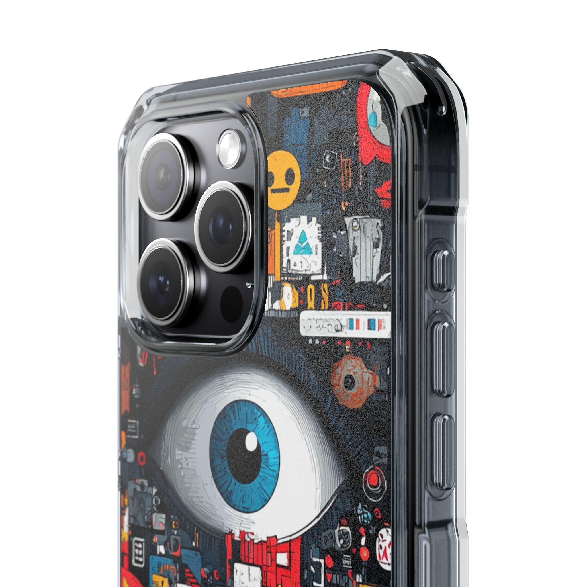 Digital Eye Blue iPhone 15 Pro Max Case - Impact