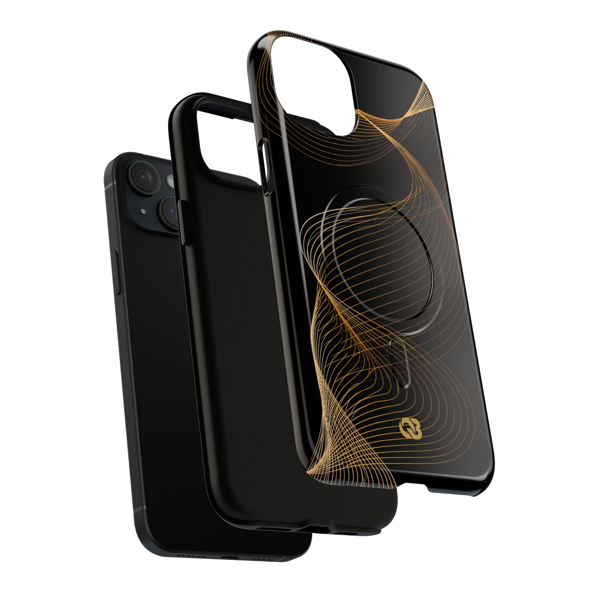 Gold Tough 2.0 Magsafe Phone Case for iPhone - Burnished Bronze Helix