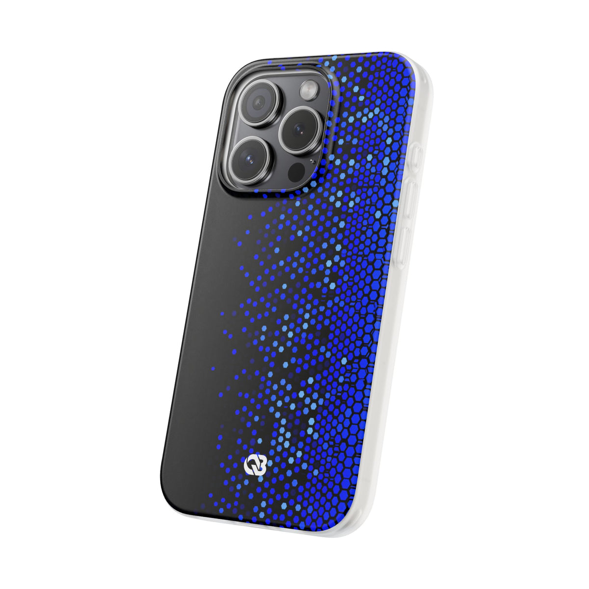 Cobalt Hex Dispersion · Lite Phone Case for iPhone · Blue