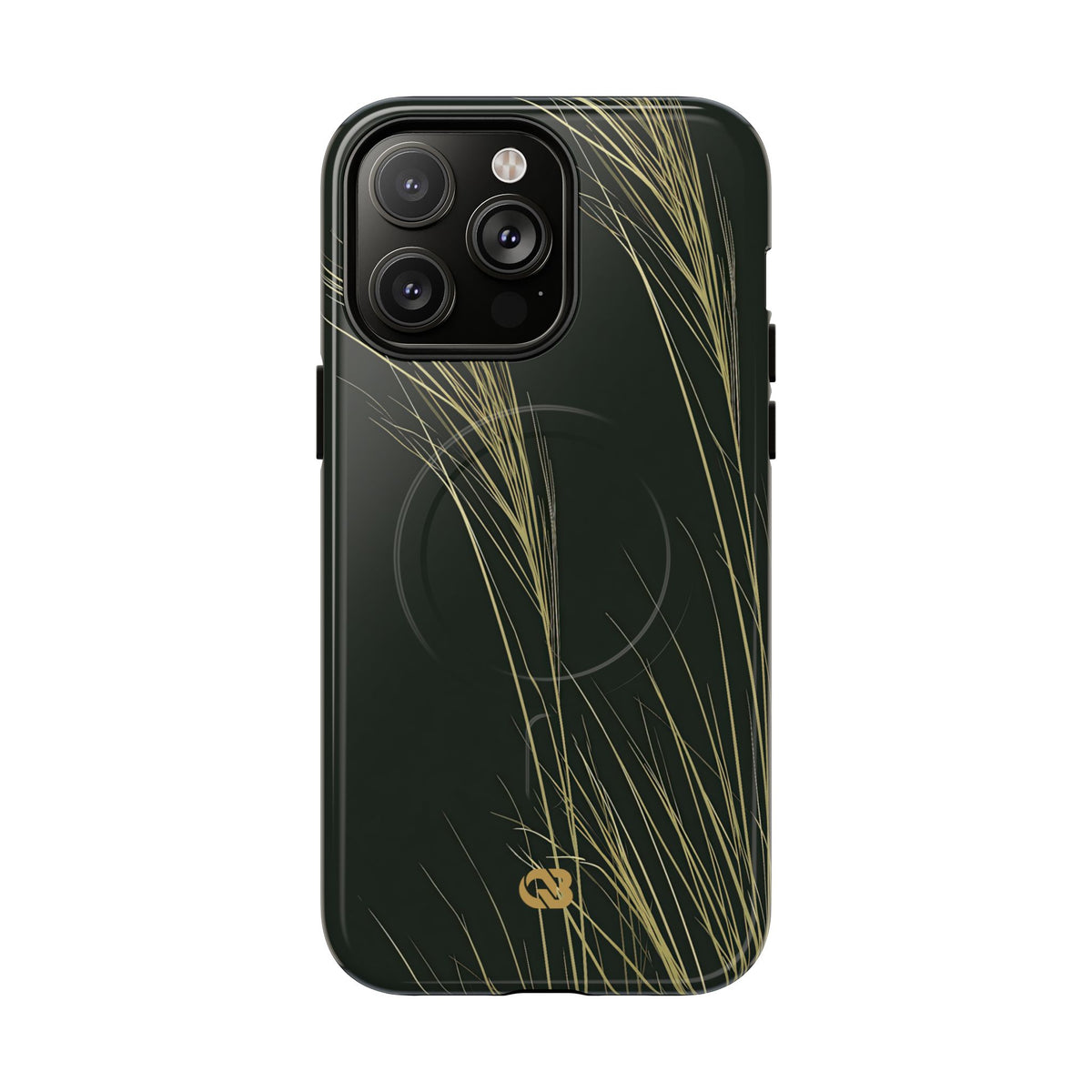 Golden Whispering Reeds · Tough 2.0 Magnetic Phone Case for iPhone · Green