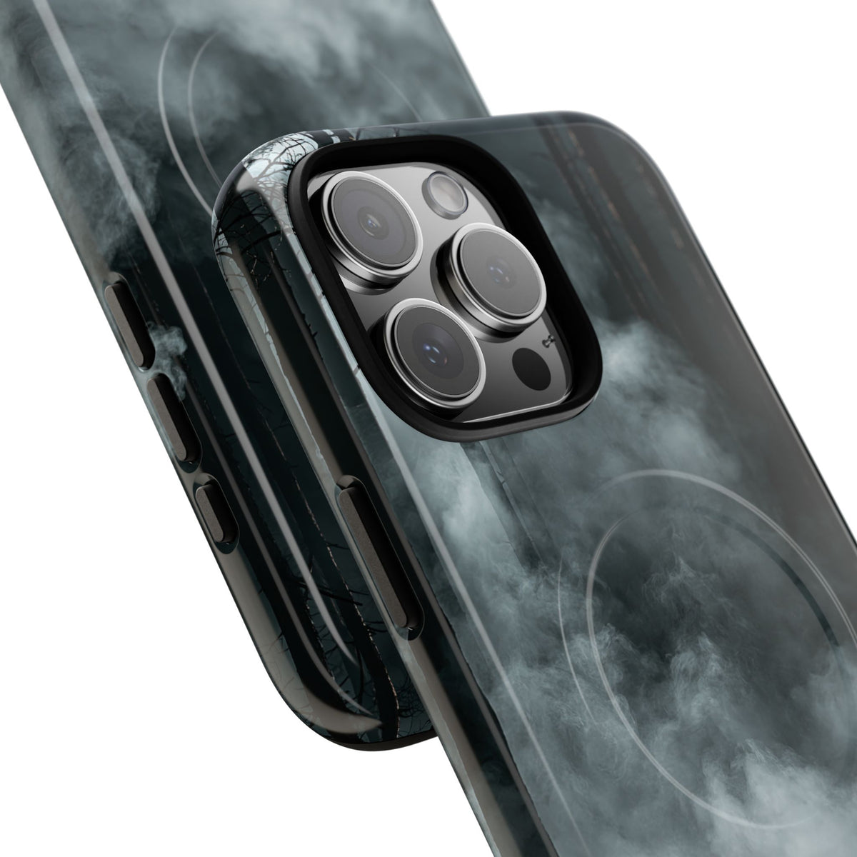Shadowed Pine Mist · Tough 2.0 Magnetic Phone Case for iPhone · Black