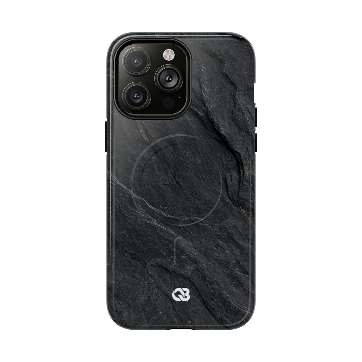 Dark Slate Strata · Tough 2.0 Magnetic Phone Case for iPhone · Black