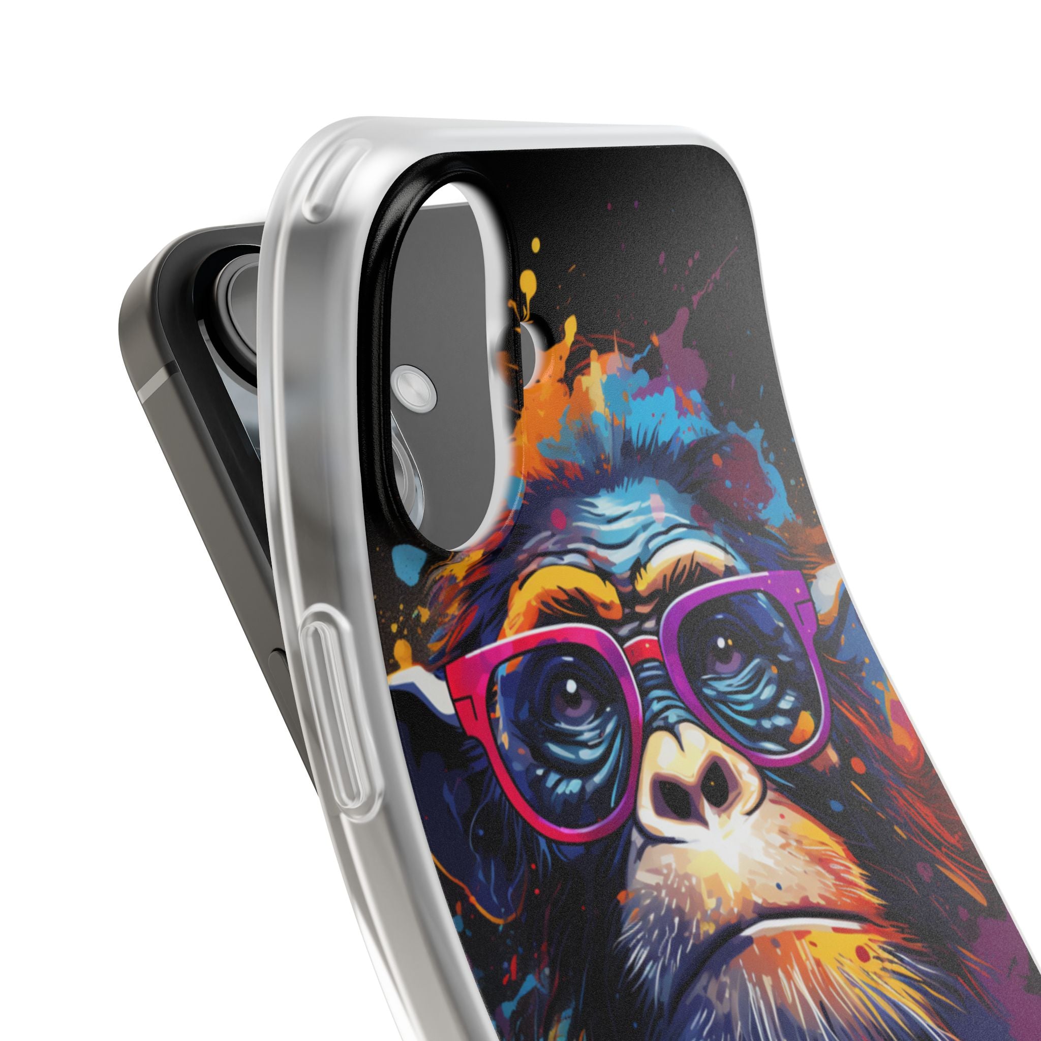 Neon Splatter Primate · Soft