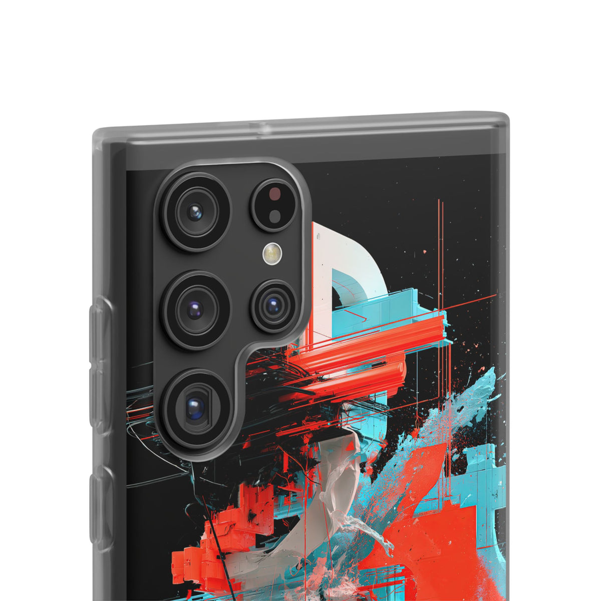 Fragmented Cyber Core · Lite Phone Case for Samsung · Black