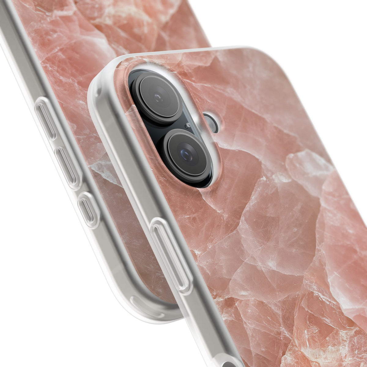 Rose Quartz Facet · Lite Phone Case for iPhone · Pink