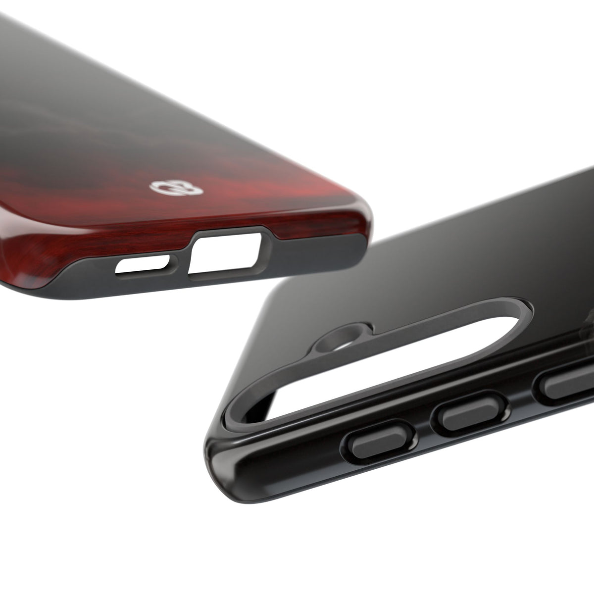 Crimson Fog Void · Tough Phone Case for Samsung · Black