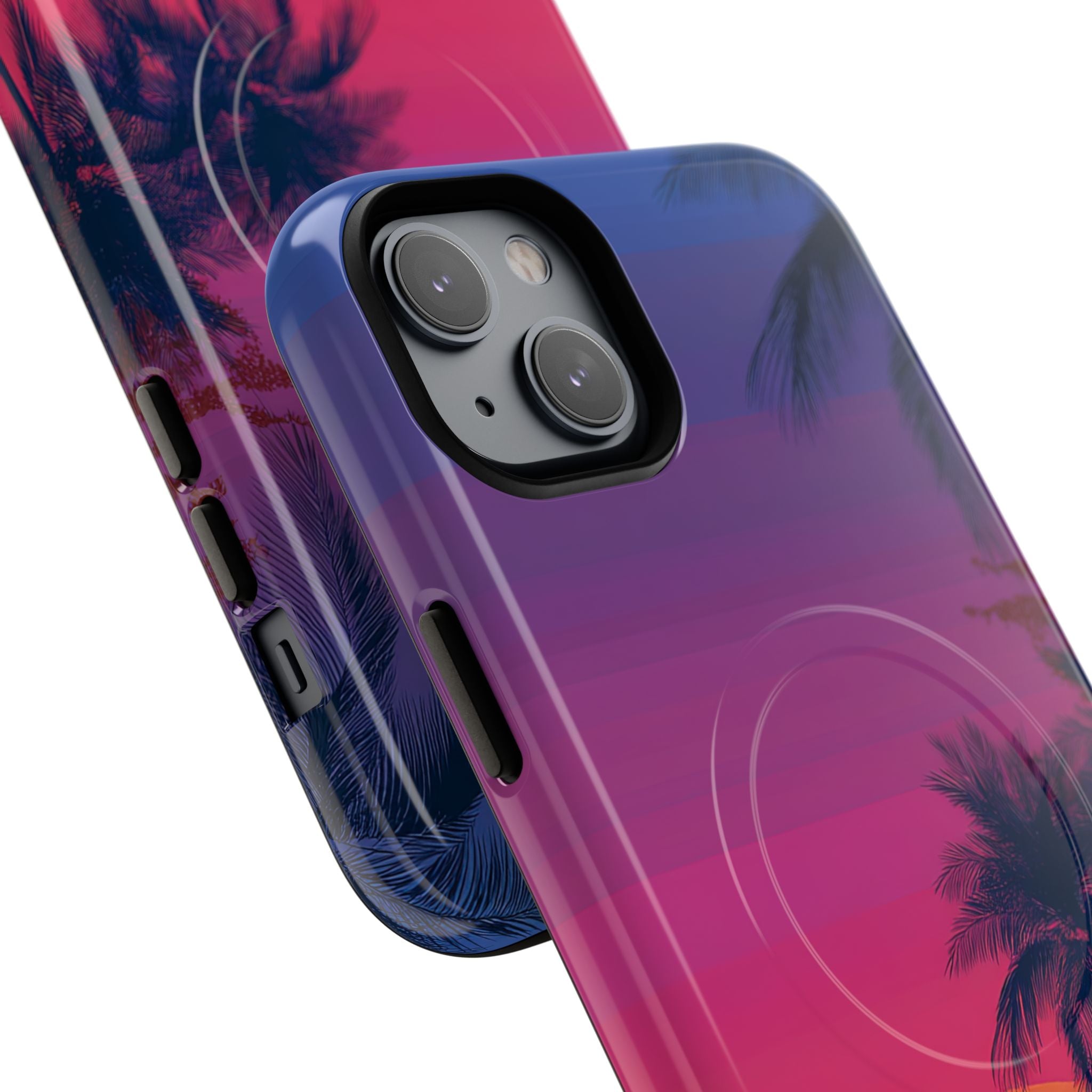 Neon Horizon Palms · Tough+ Telefoncover til iPhone · Magsafe
