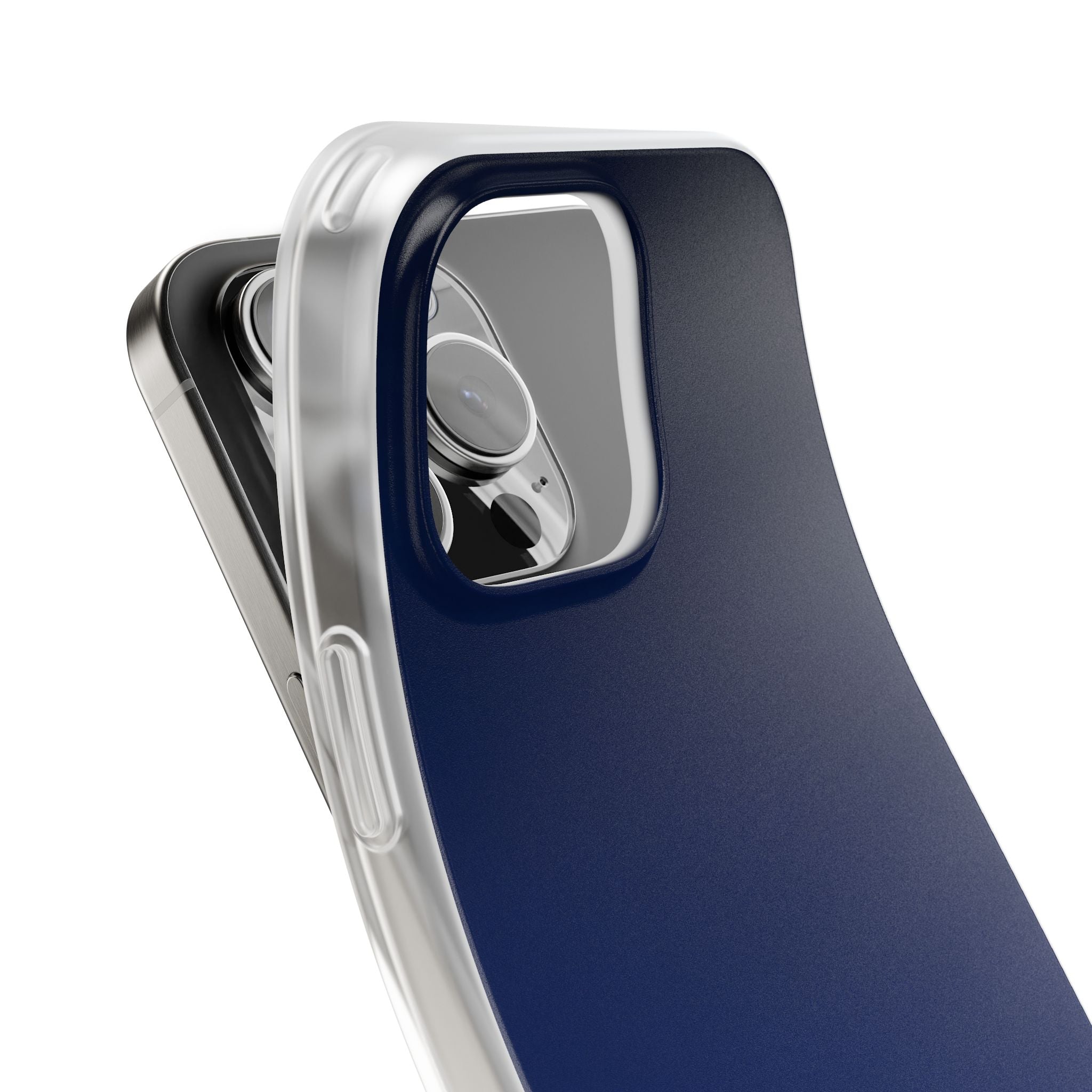 Blue Lite Phone Case for iPhone - Midnight Cobalt Fade