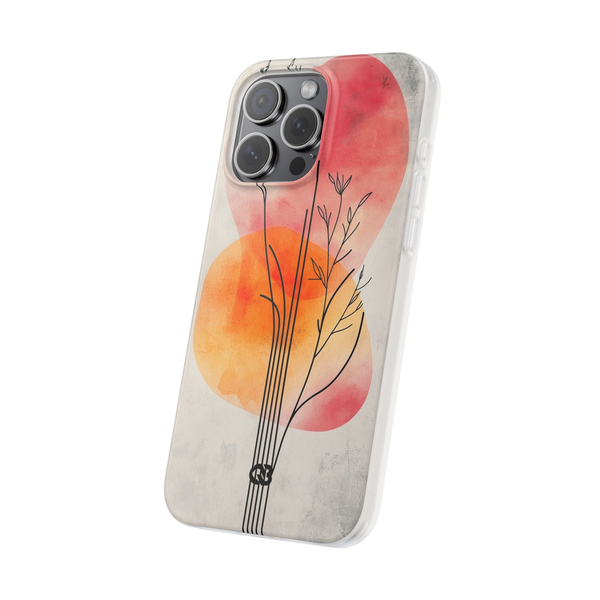 Crimson Bloom Lineage · Soft Phone Case for iPhone