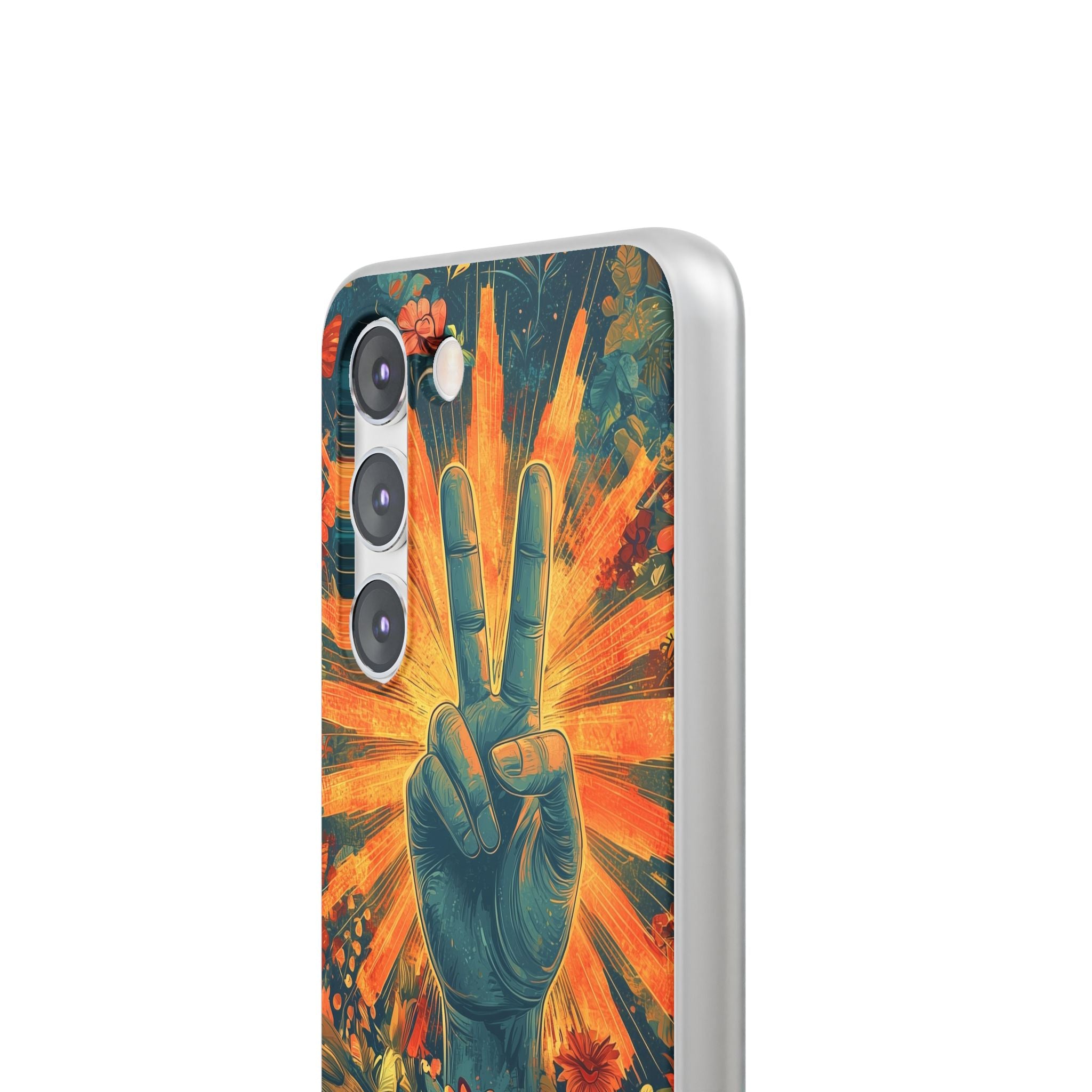 Radiant Peace Bloom · Soft Phone Case for Samsung