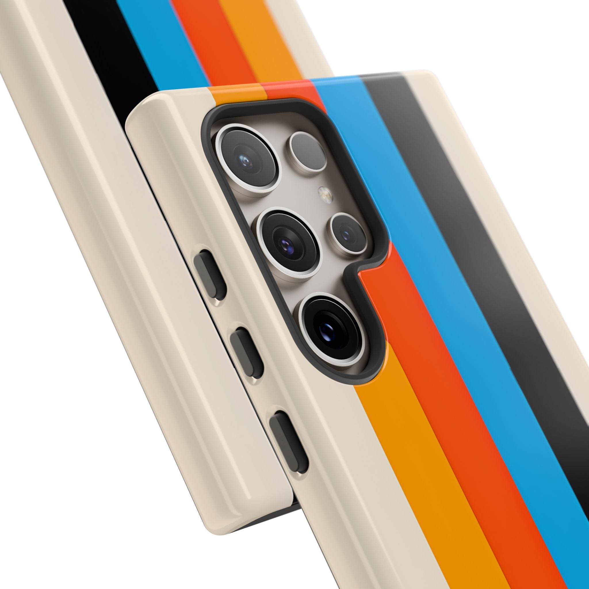 Retro Racing Stripes · Tough Custodia per Samsung