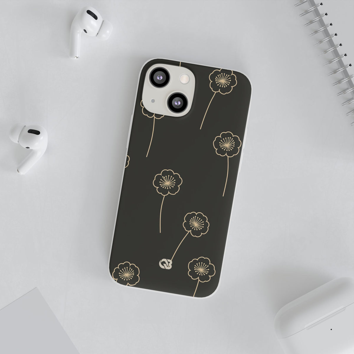 Nocturne Bloom Contours · Lite Phone Case for iPhone · Black