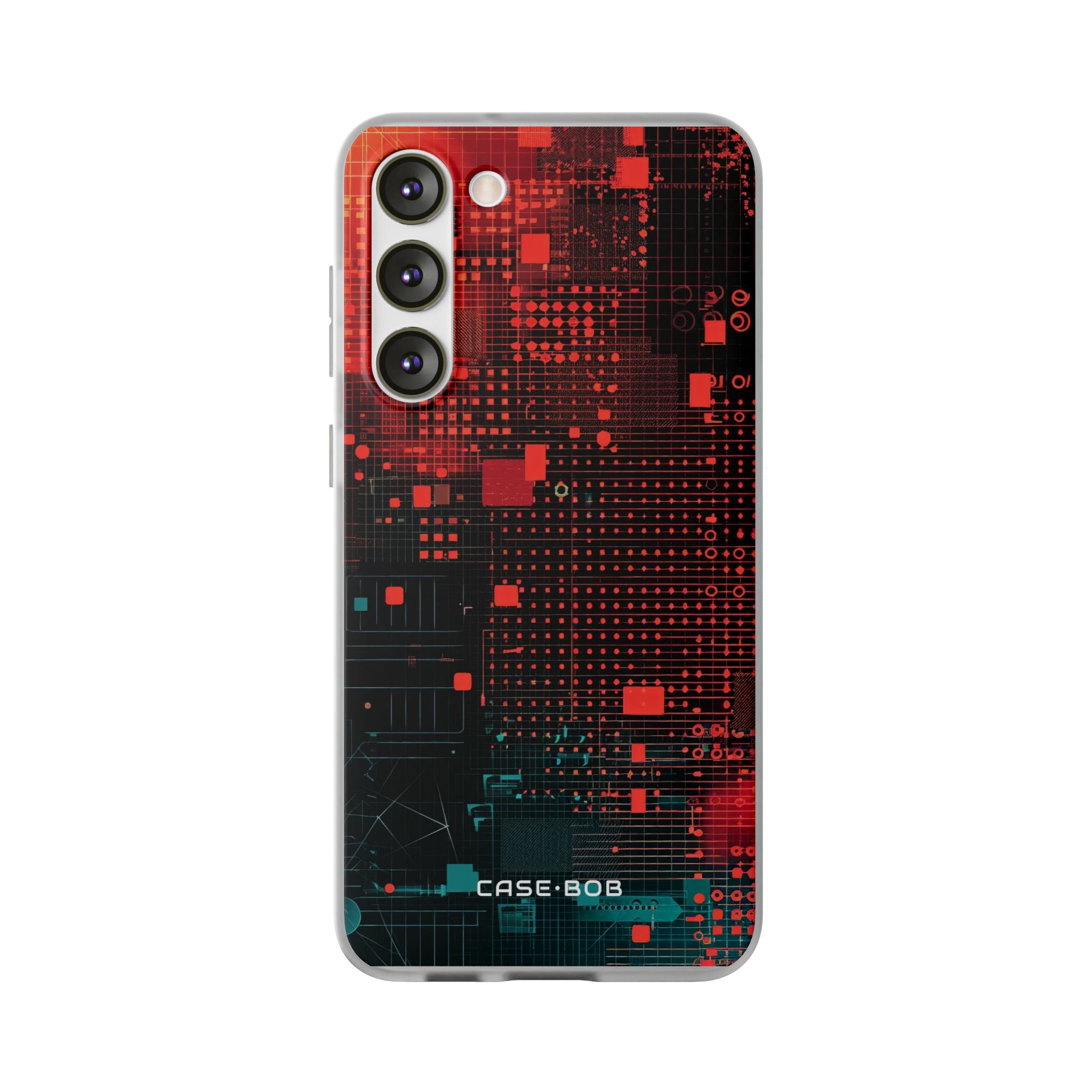 Grid Fusion Samsung S23 Plus Case - Soft