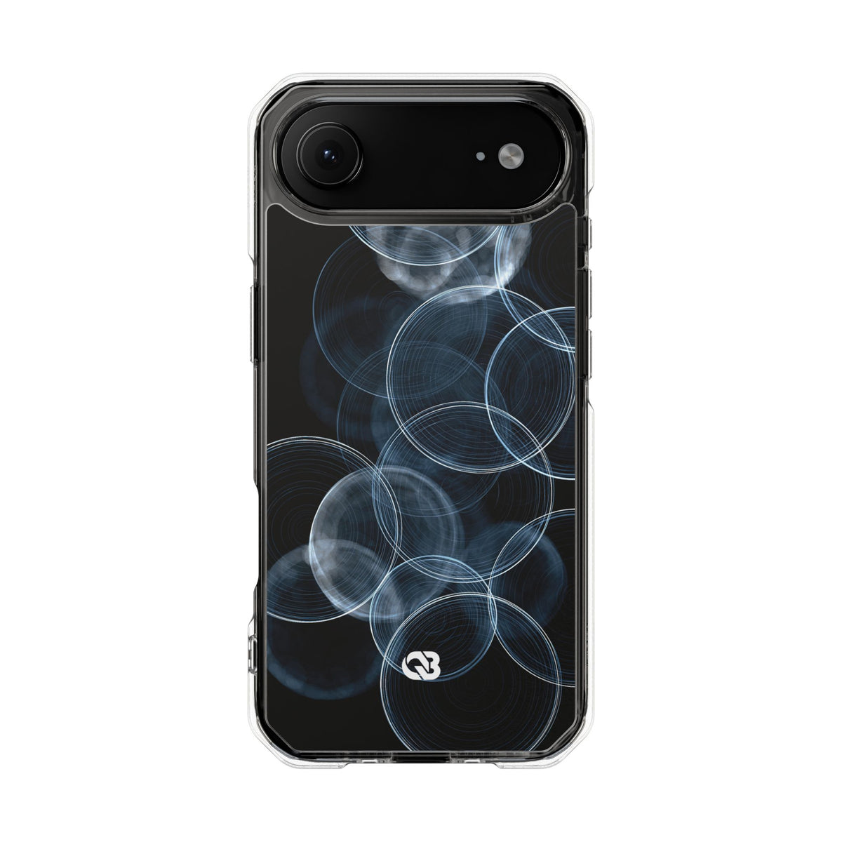 Resonant Orbits · Clear Impact Magnetic Phone Case for iPhone · Black