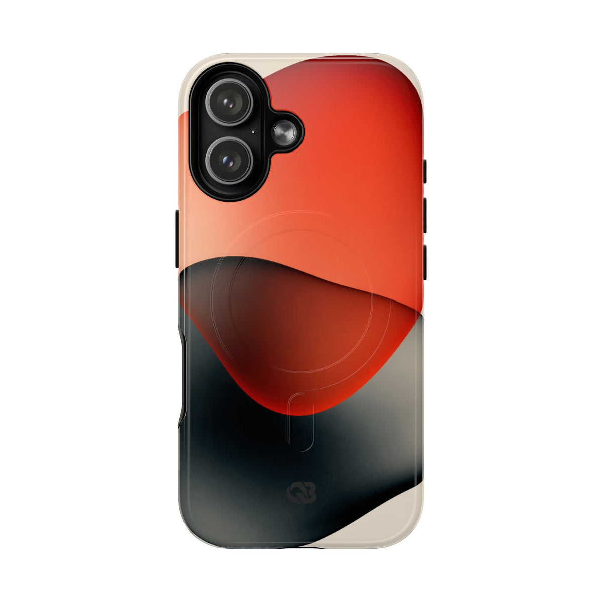 Translucent Crimson Form · Tough 2.0 Magnetic Phone Case for iPhone · Red