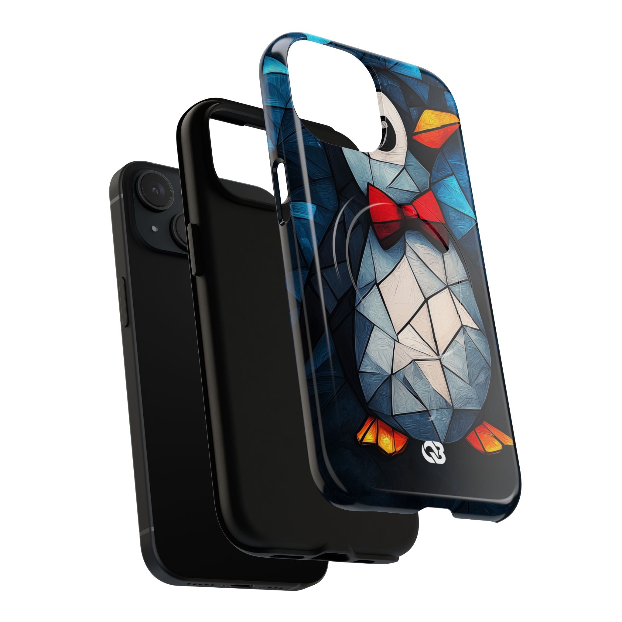 Mosaic Bowtie Penguin · Tough+ Phone Case for iPhone · Magsafe