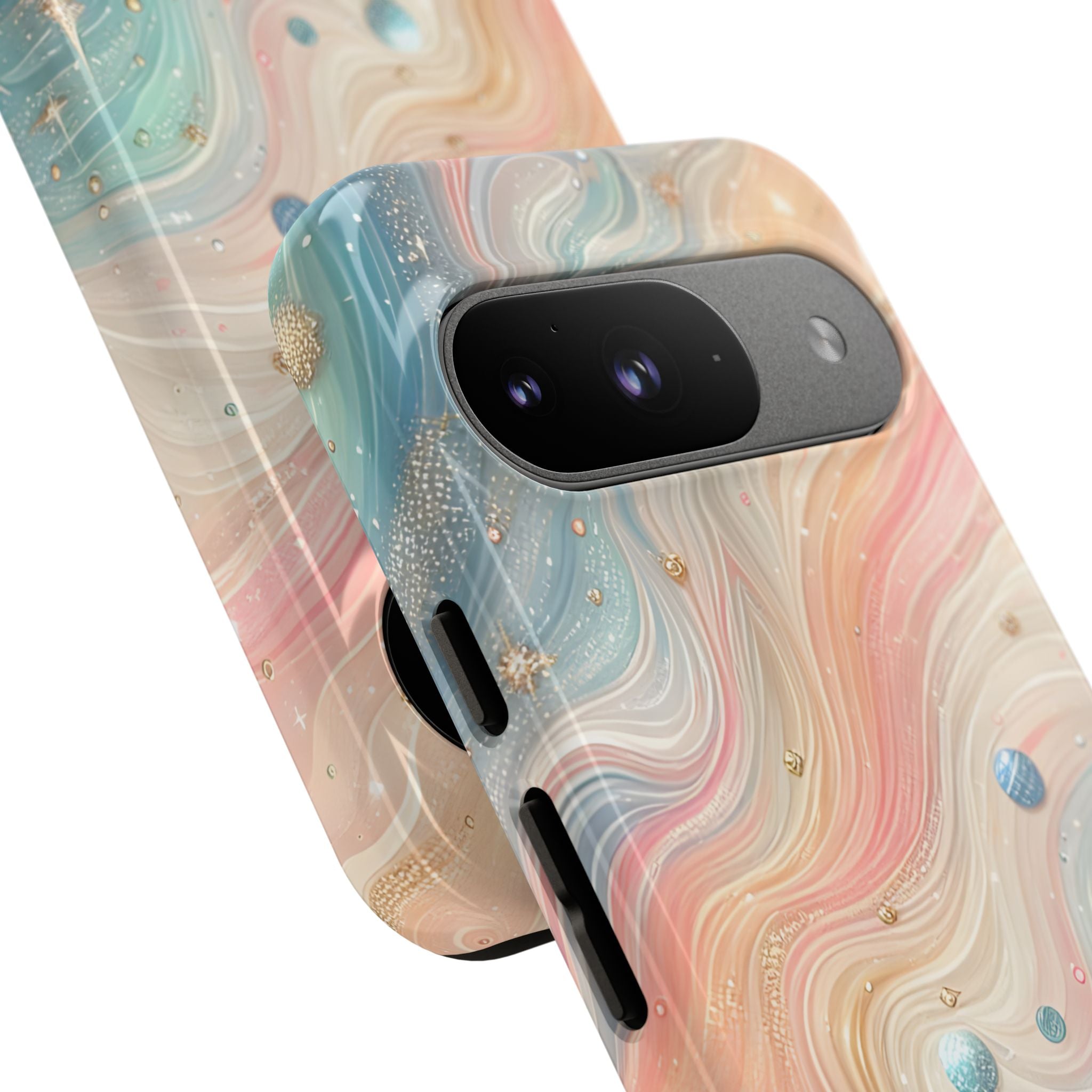 Irisierende Wirbel Google Pixel 9 Case - Tough