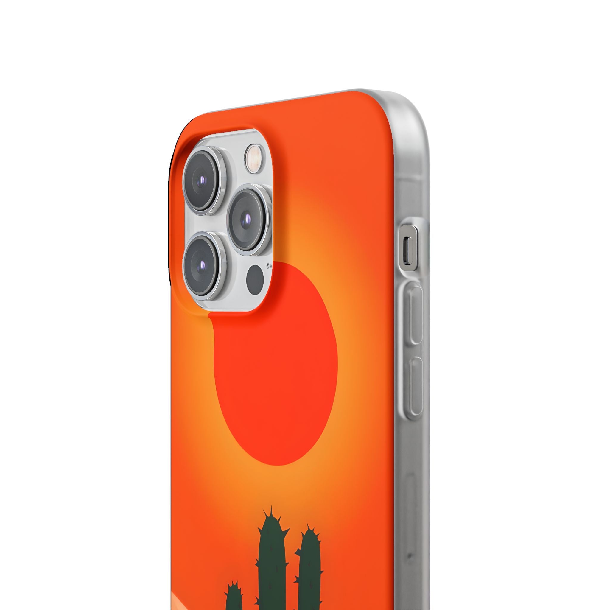Scorched Saguaro Sunset · Soft Phone Case for iPhone